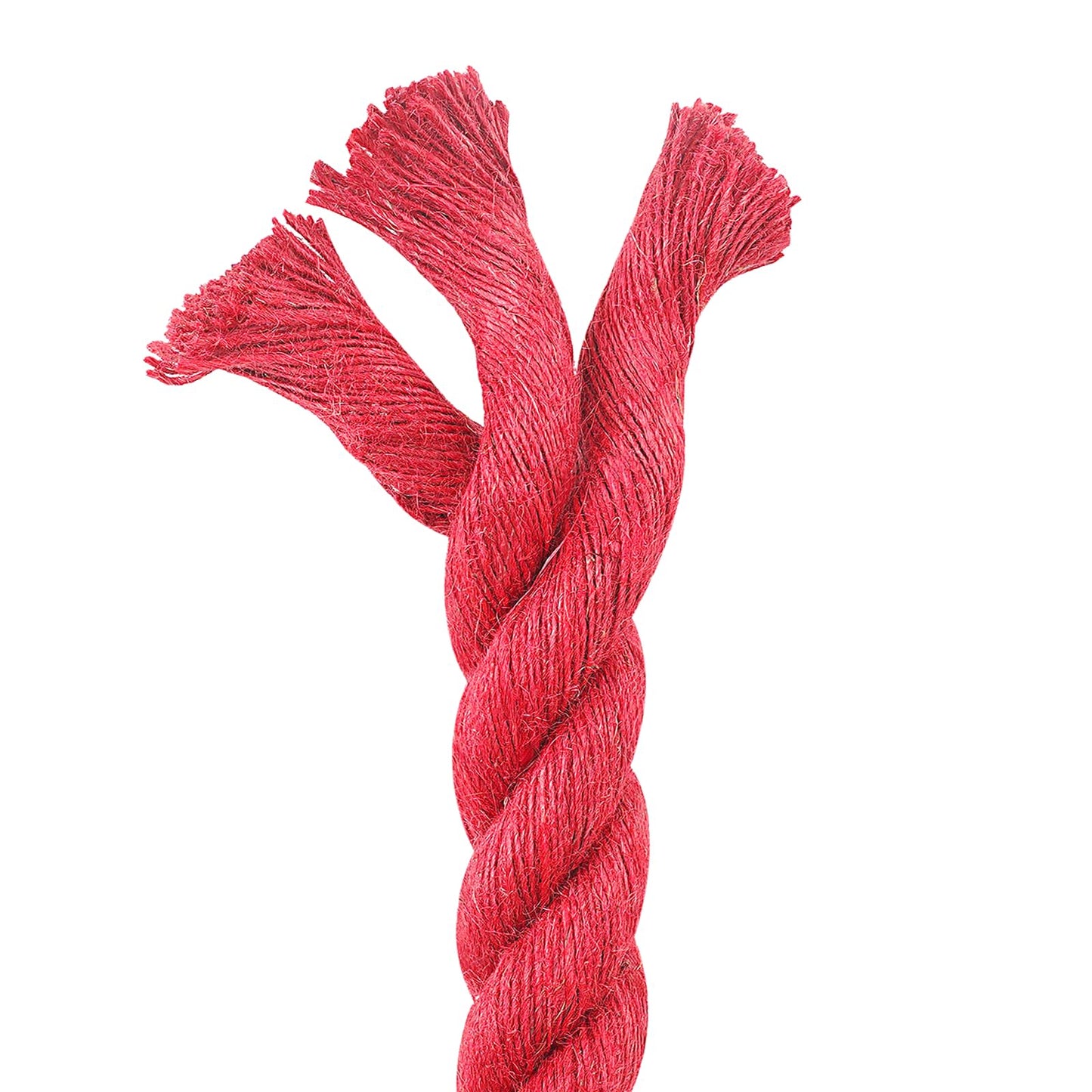 Jute Rope 30 mm Red 100% Tossa jute