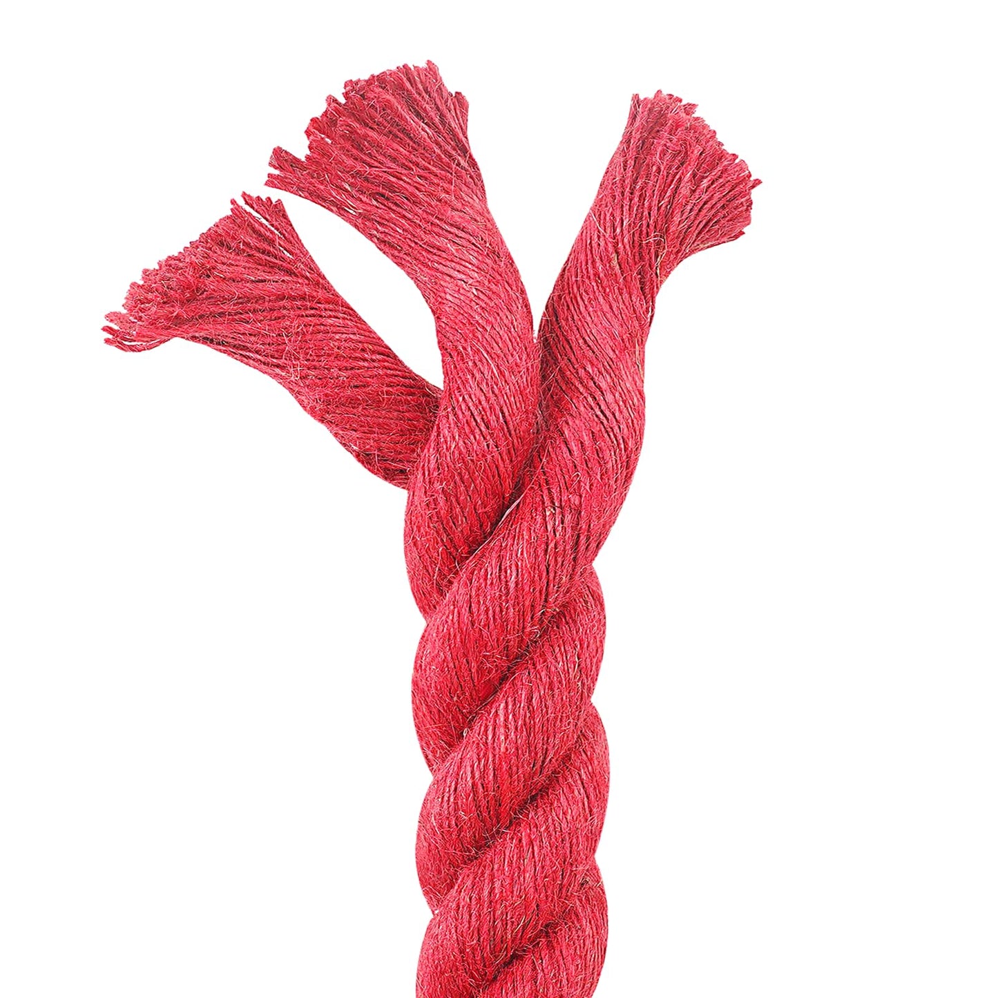 Jute Rope 36 mm Red 100% Tossa jute