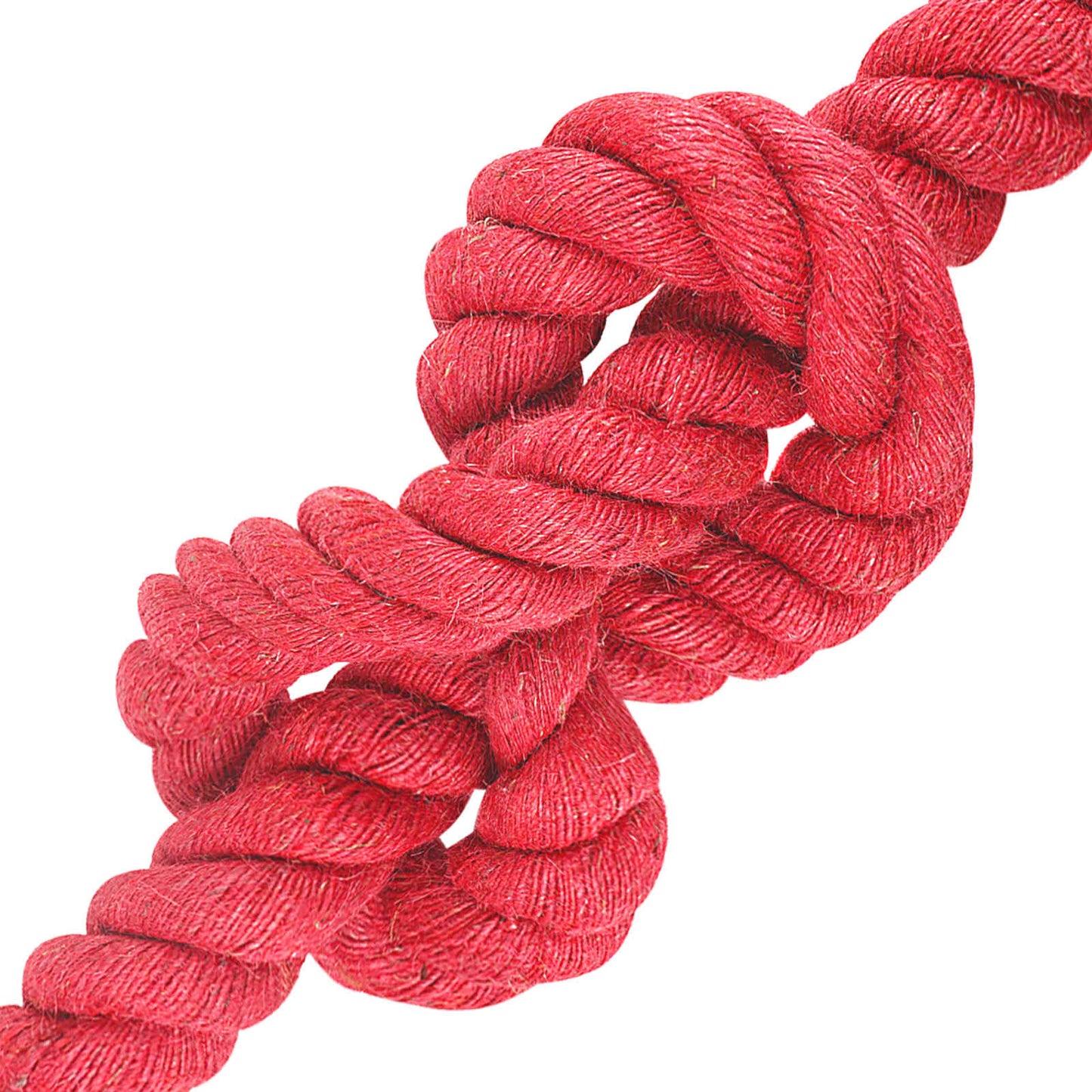Jute Rope 36 mm Red 100% Tossa jute