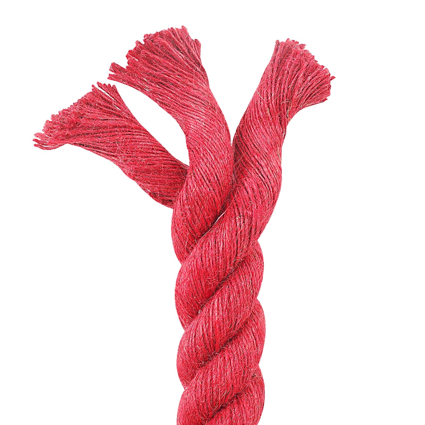 Jute Rope 40 mm Red 100% Tossa jute