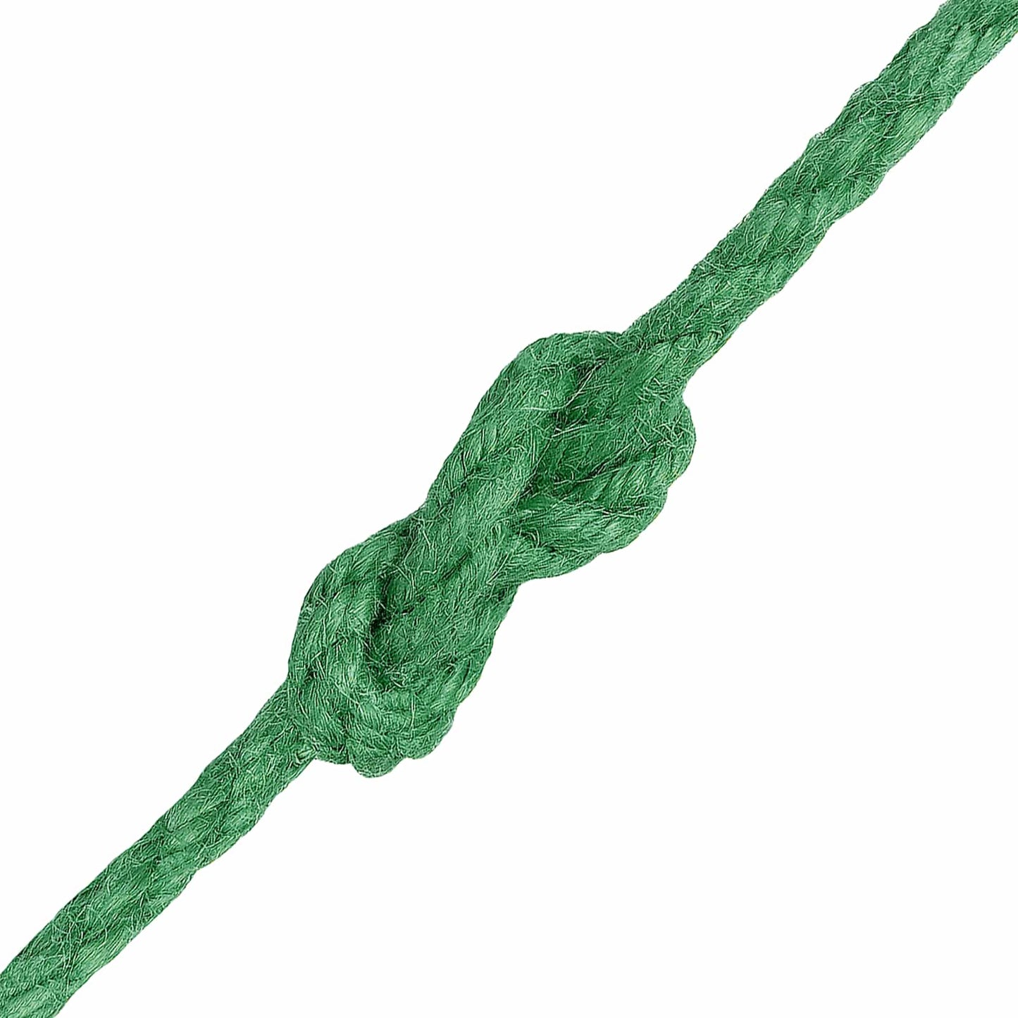 10 pcs 2 mm Green 100% Tossa jute