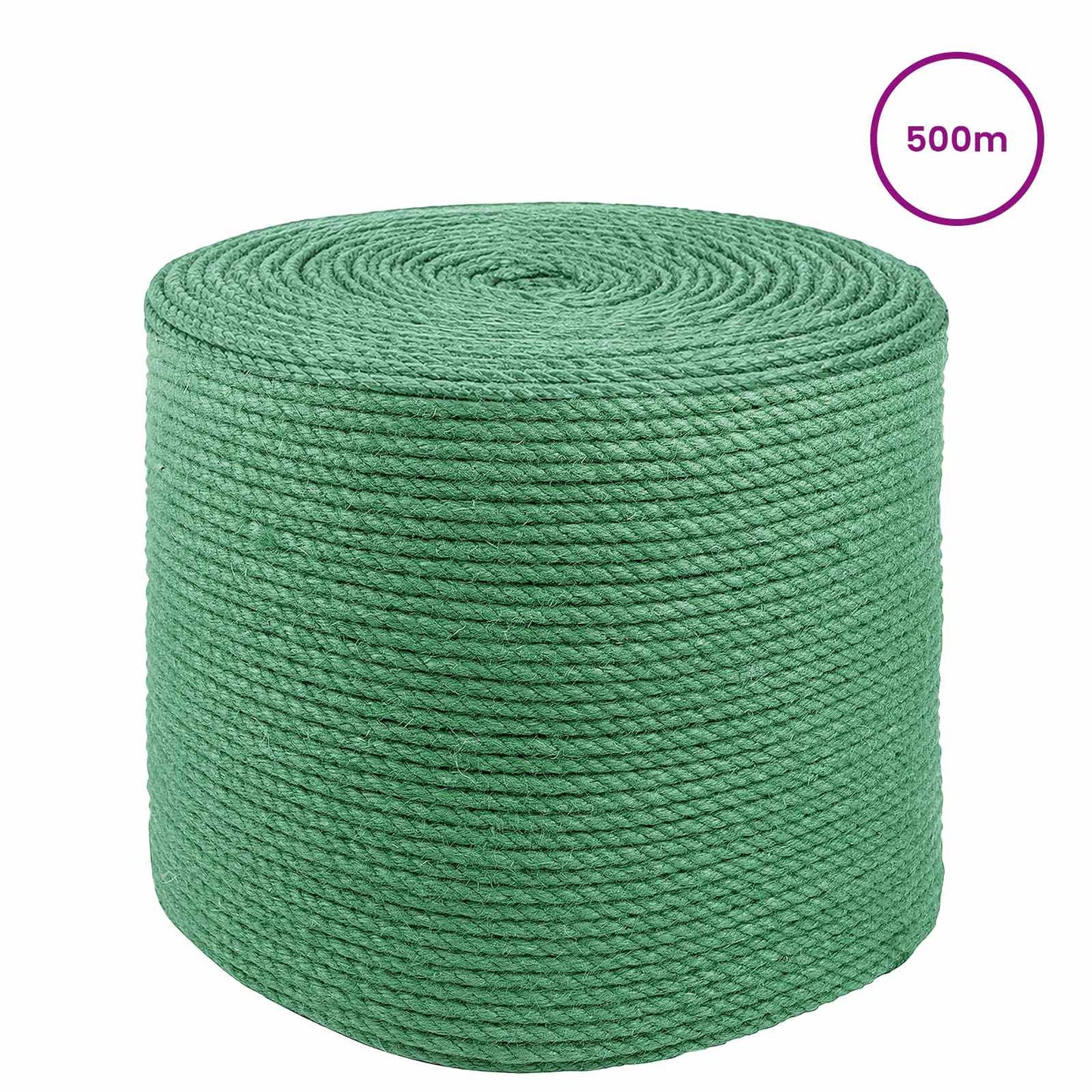 Jute Rope 6 mm Green 100% Tossa jute