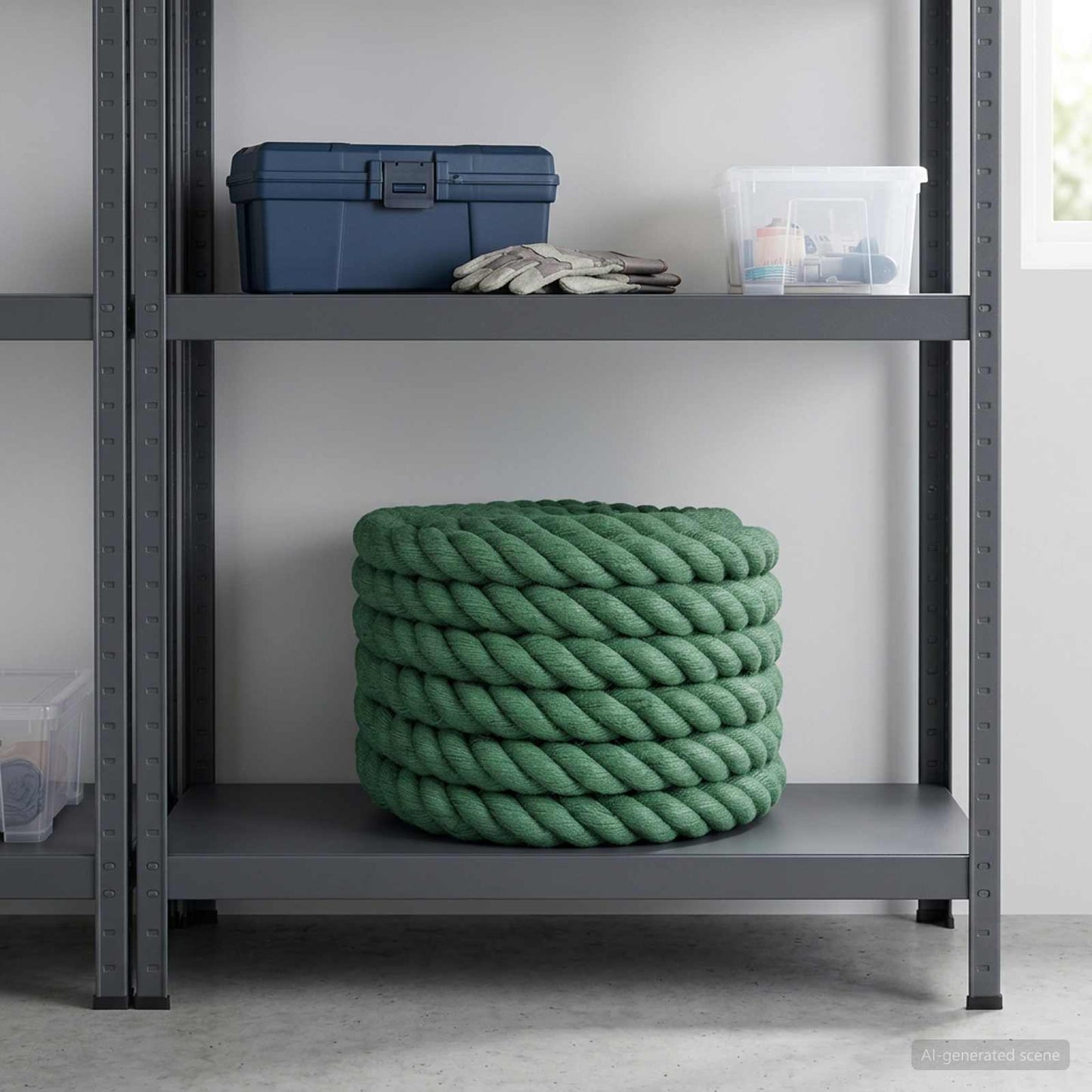 Jute Rope 50 mm Green 100% Tossa jute