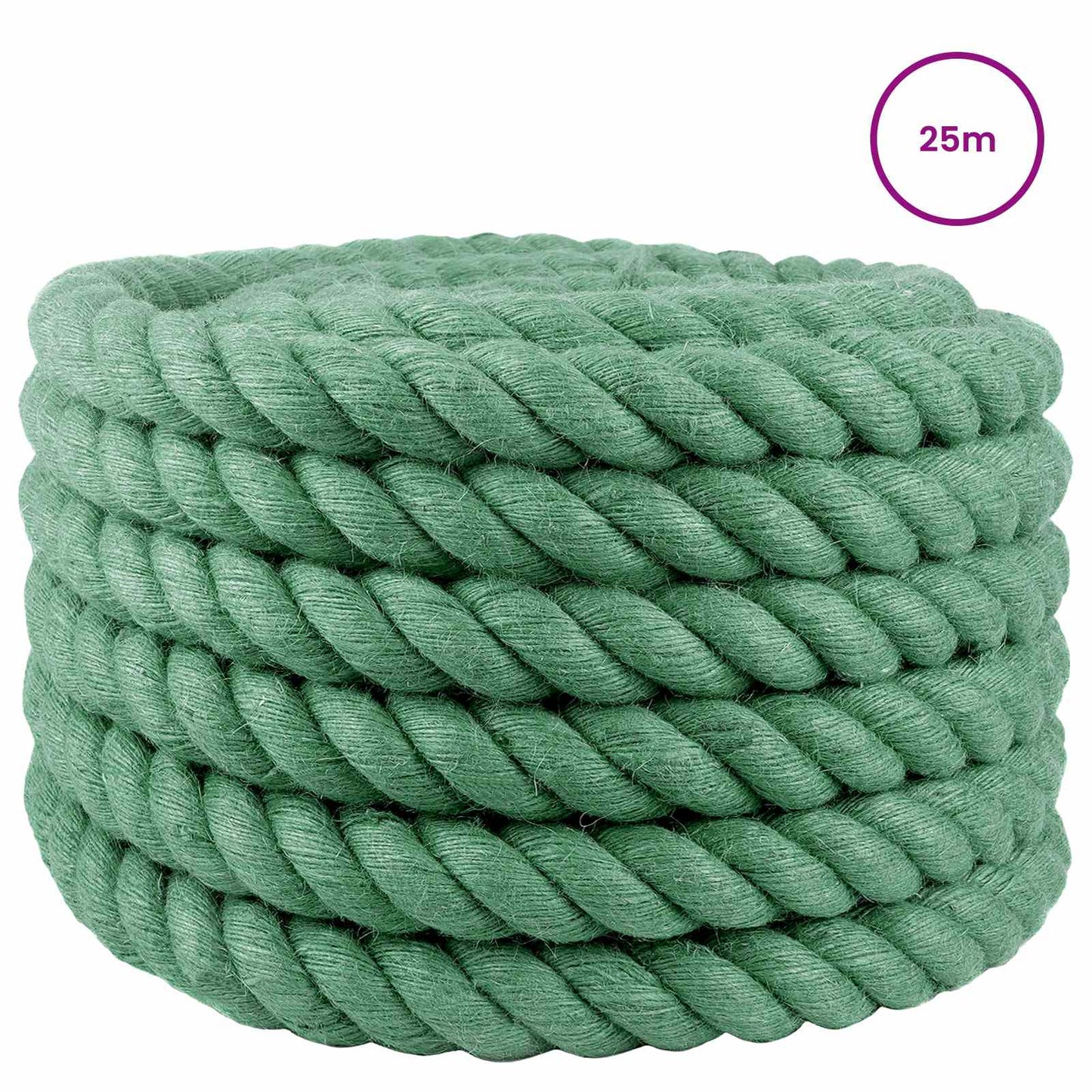 Jute Rope Green 100% Tossa jute