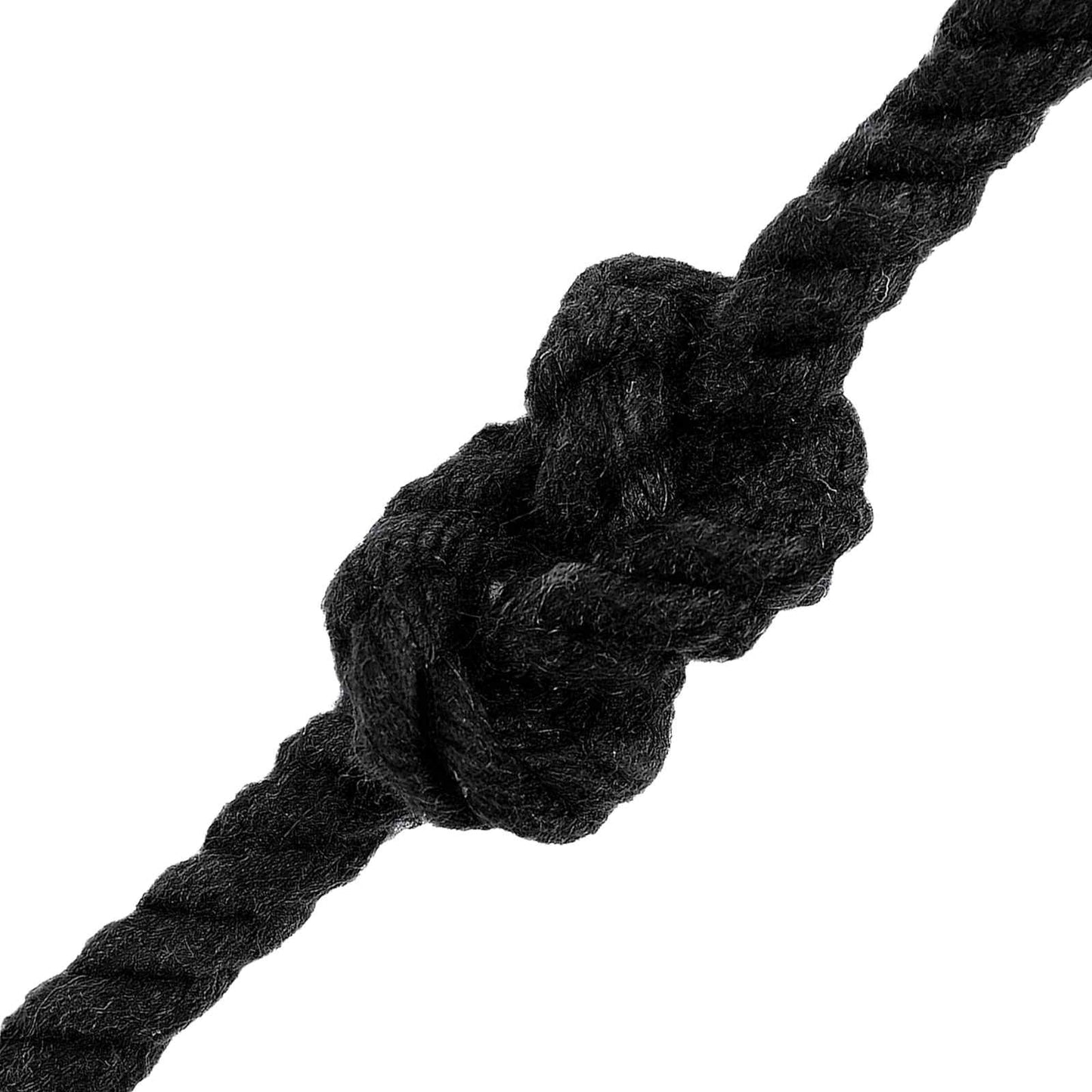 Cotton Rope 6 mm 50 m Black 100% Cotton