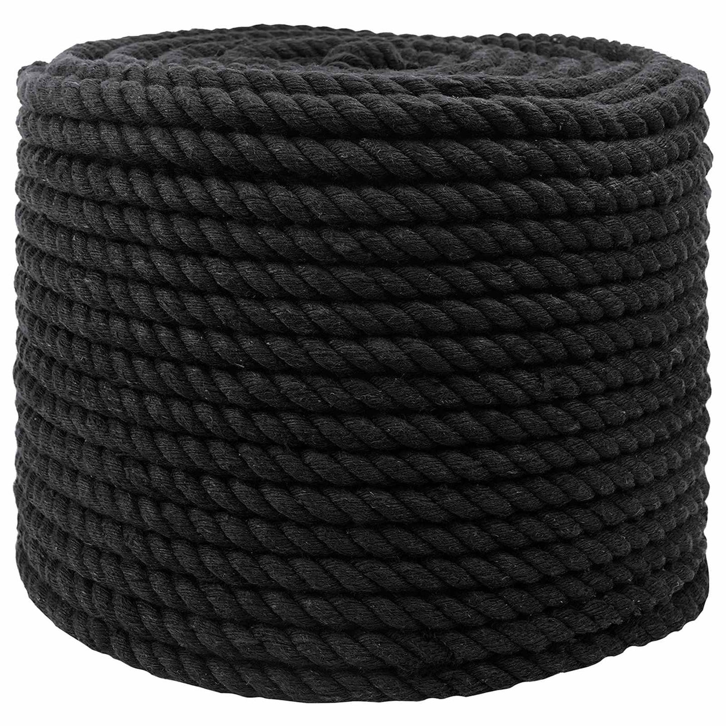 Rope Black 1.4 x 1.4 x 10000 cm Cotton