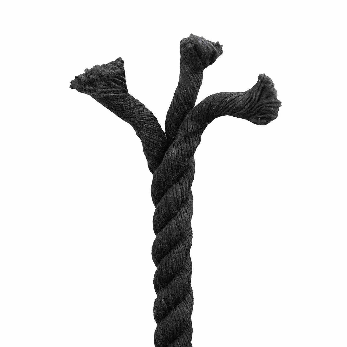 Cotton Rope 16 mm 100 m Black 100% Cotton