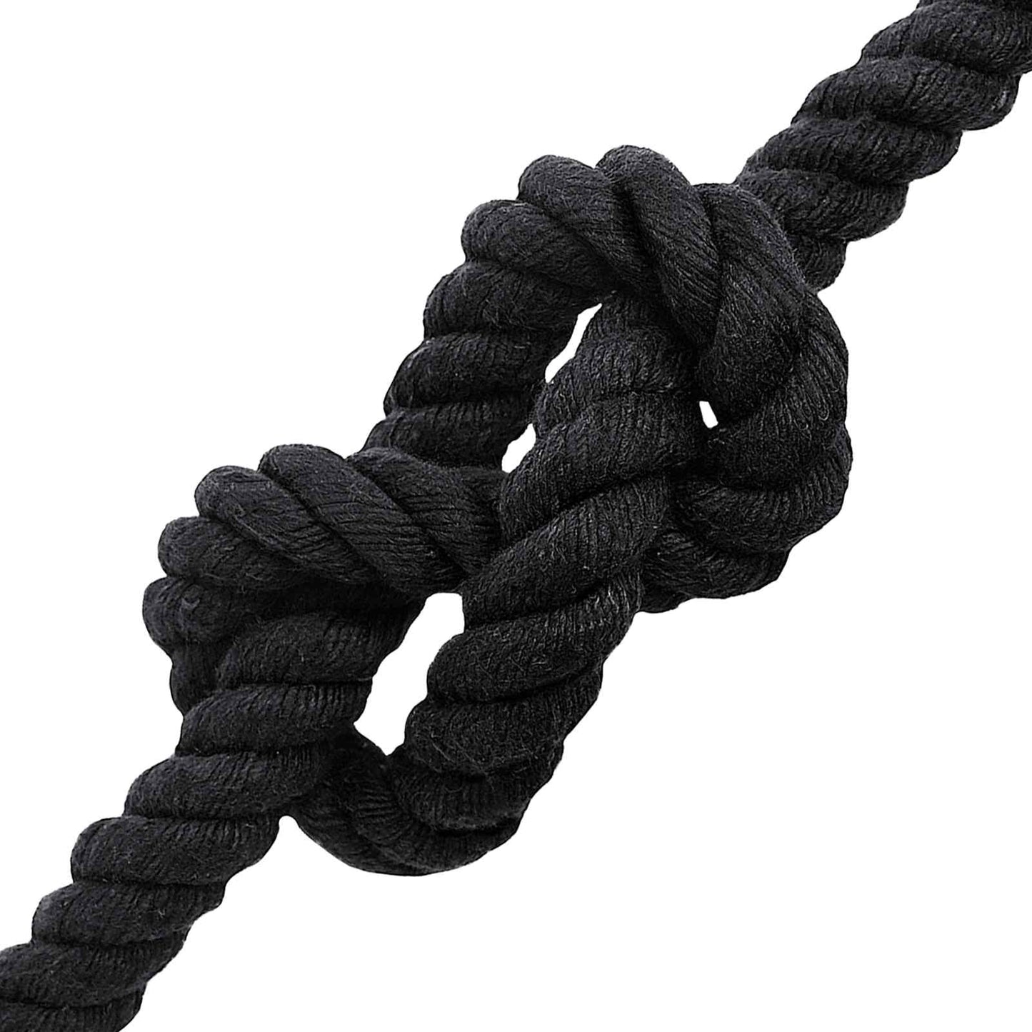 Cotton Rope 24 mm 50 m Black 100% Cotton
