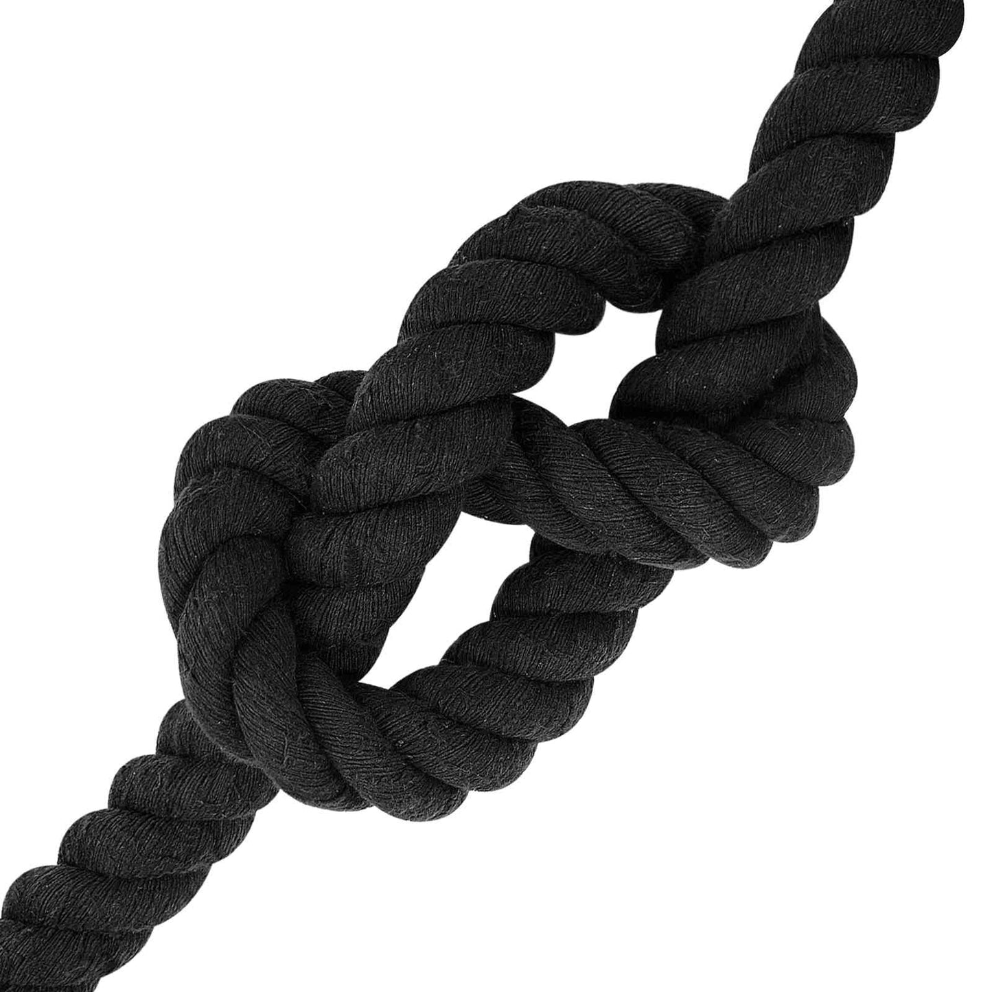 Rope Black 3.6 x 3.6 x 1000 cm Cotton