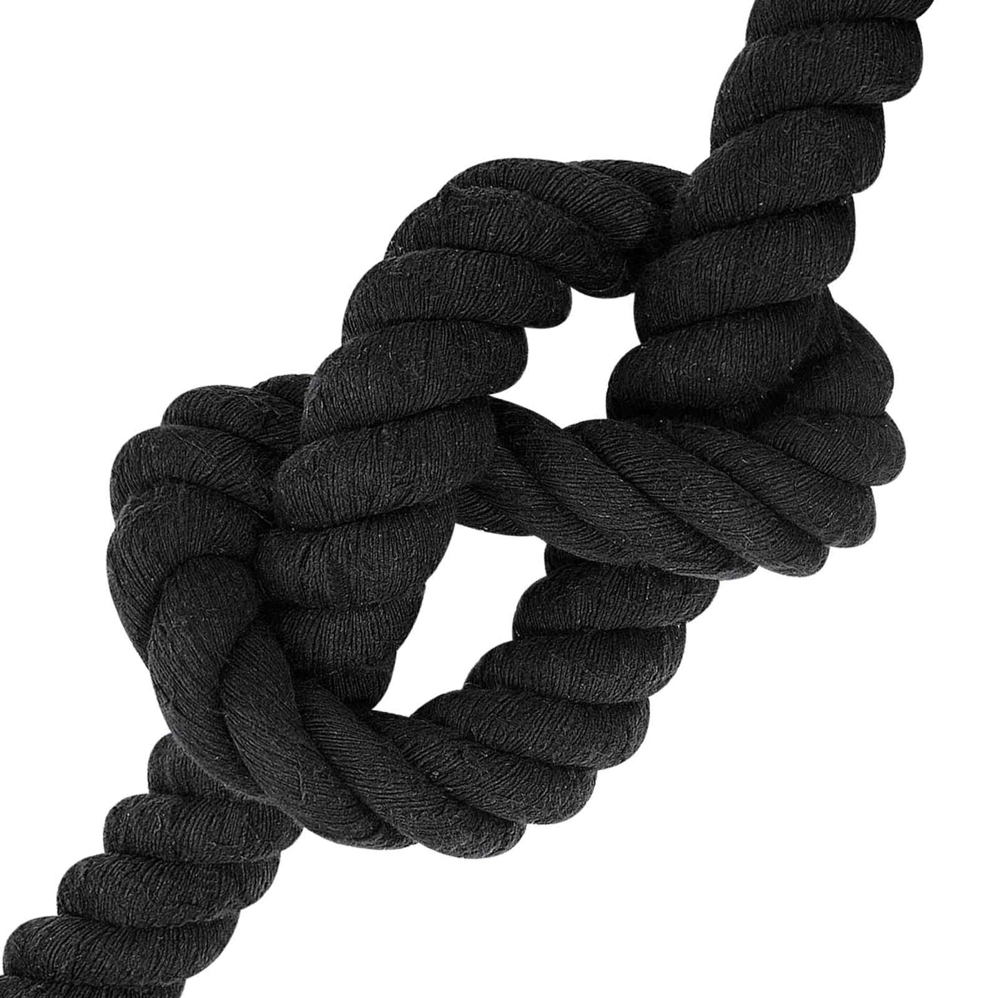 Rope Black 5 x 5 x 1000 cm Cotton