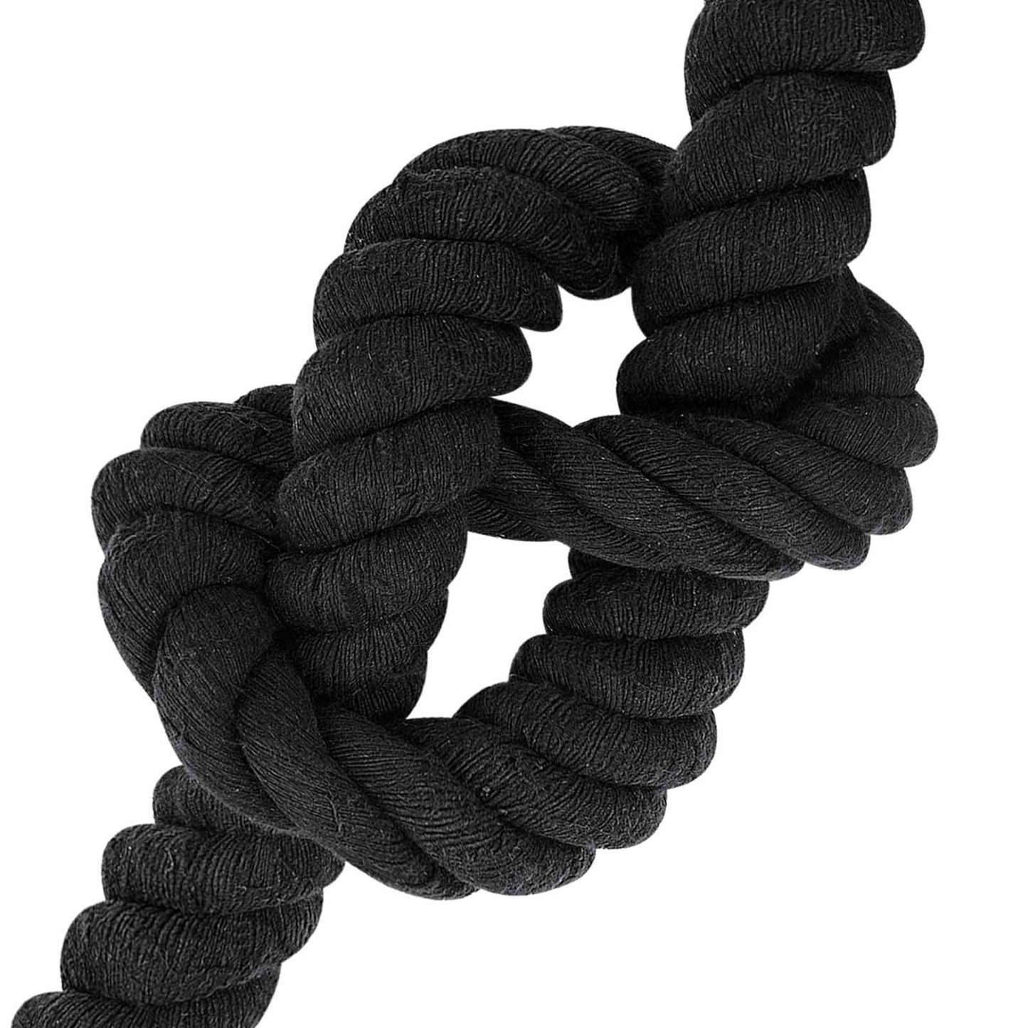 Cotton Rope 60 mm 10 m Black 100% Cotton