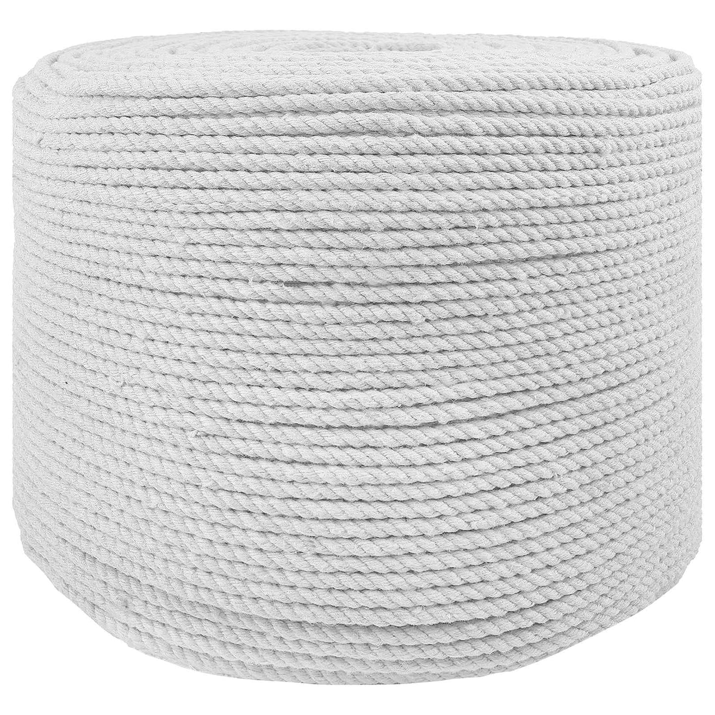 Cotton Rope 6 mm 250 m White 100% Cotton