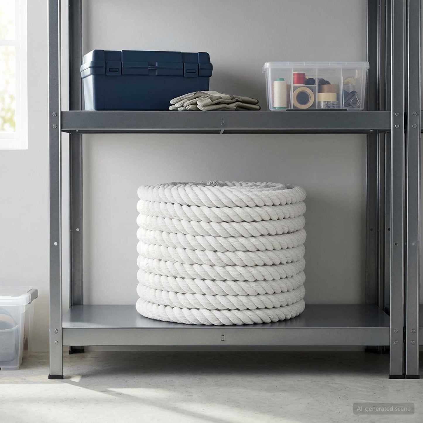 Cotton Rope 16 mm 50 m White 100% Cotton