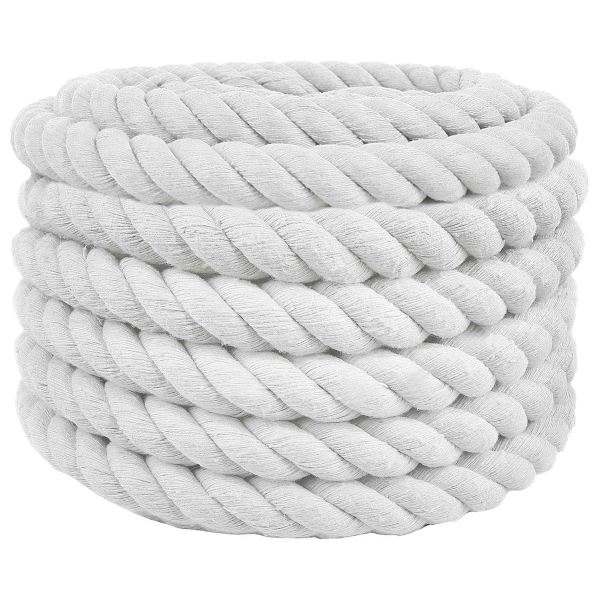 Cotton Rope 50 mm 10 m White 100% Cotton