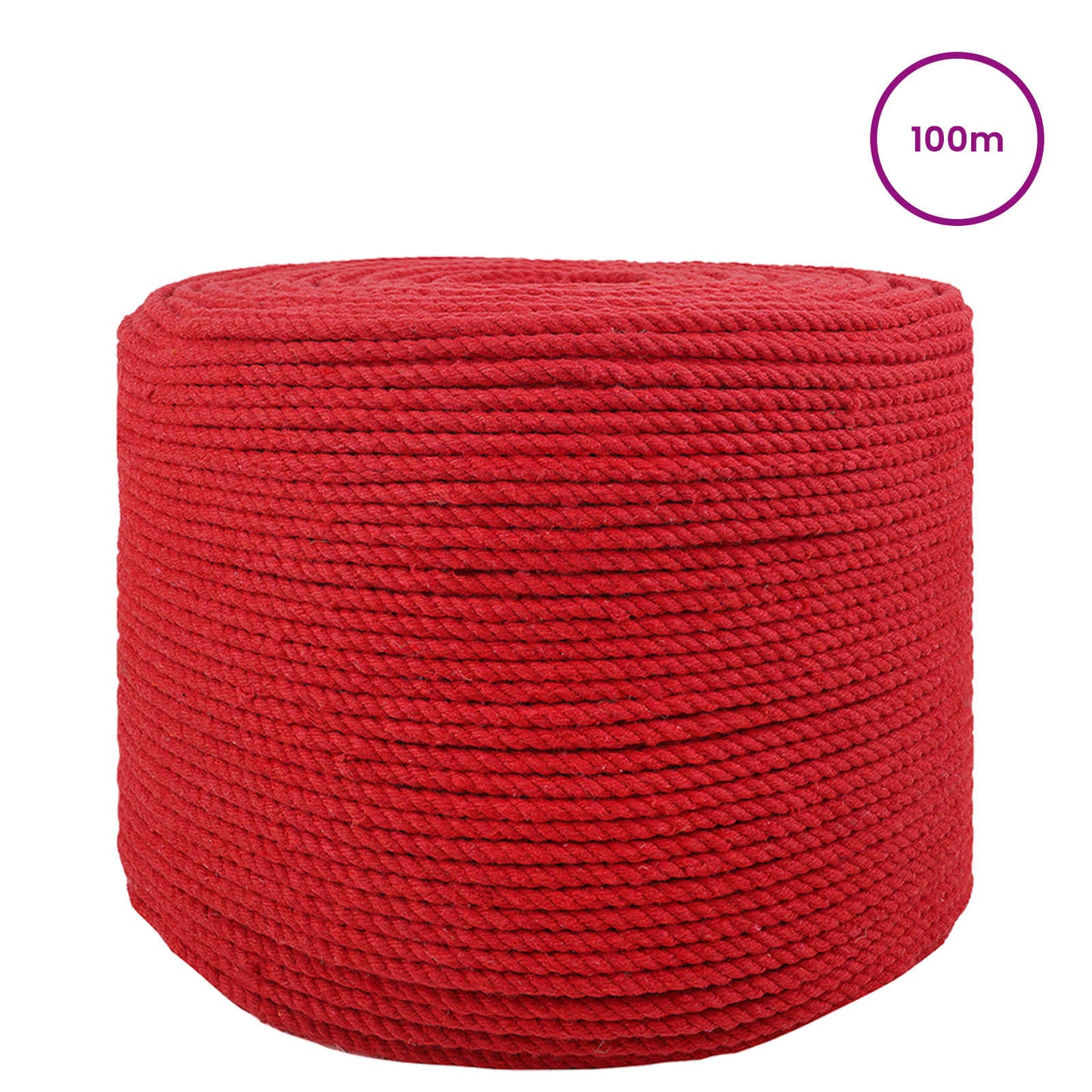 Rope 2 pcs Red Cotton