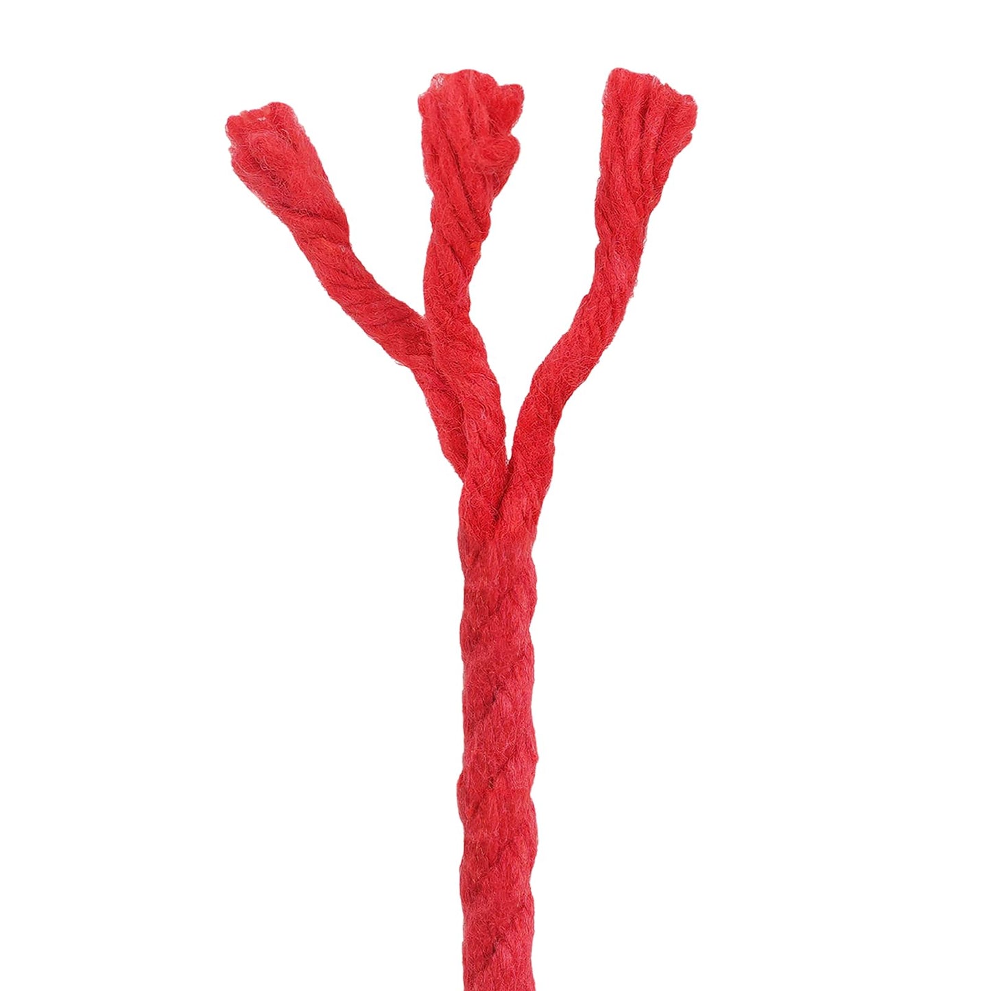 Cotton Twine 4 mm 500 m Red 100% Cotton