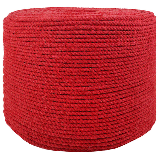 Cotton Rope 6 mm 50 m Red 100% Cotton