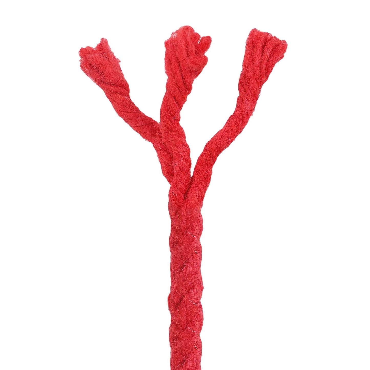 Cotton Rope 6 mm 100 m Red 100% Cotton