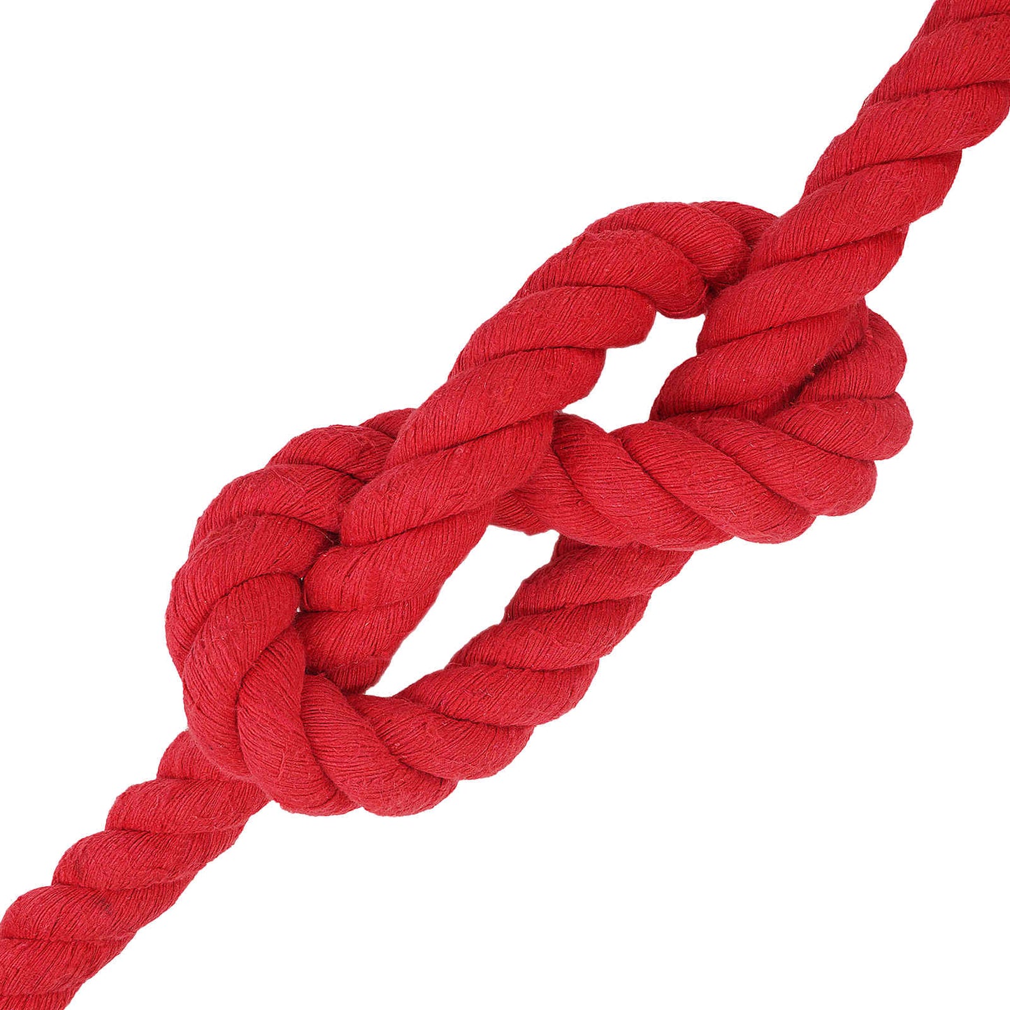 Cotton Rope 36 mm 10 m Red 100% Cotton