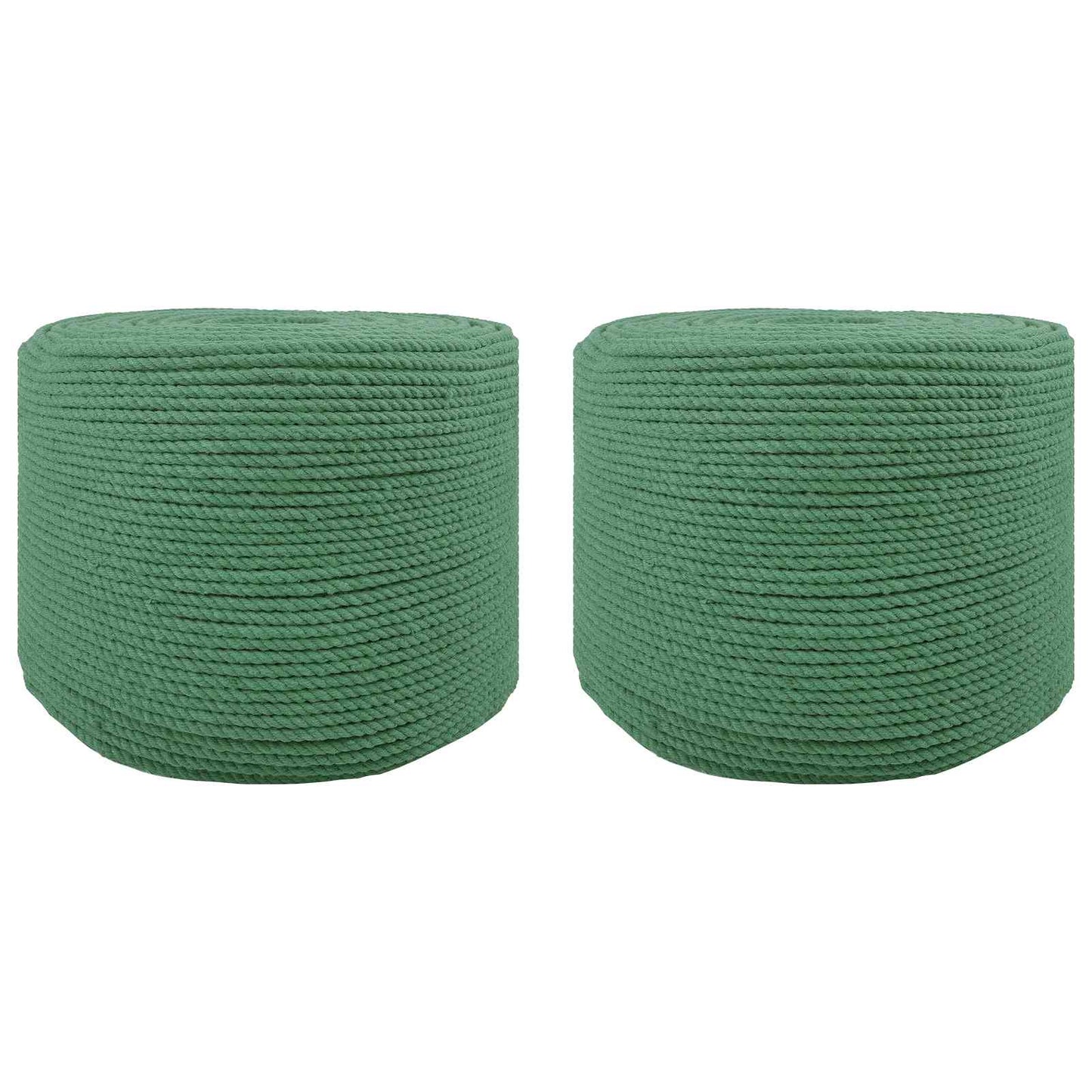 Cotton Twine 2 pcs 2 mm 100 m Green 100% Cotton
