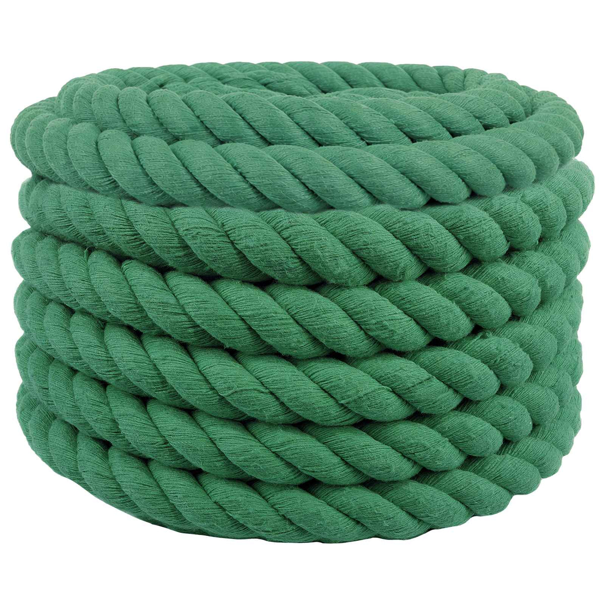 Cotton Rope 60 mm 10 m Green 100% Cotton