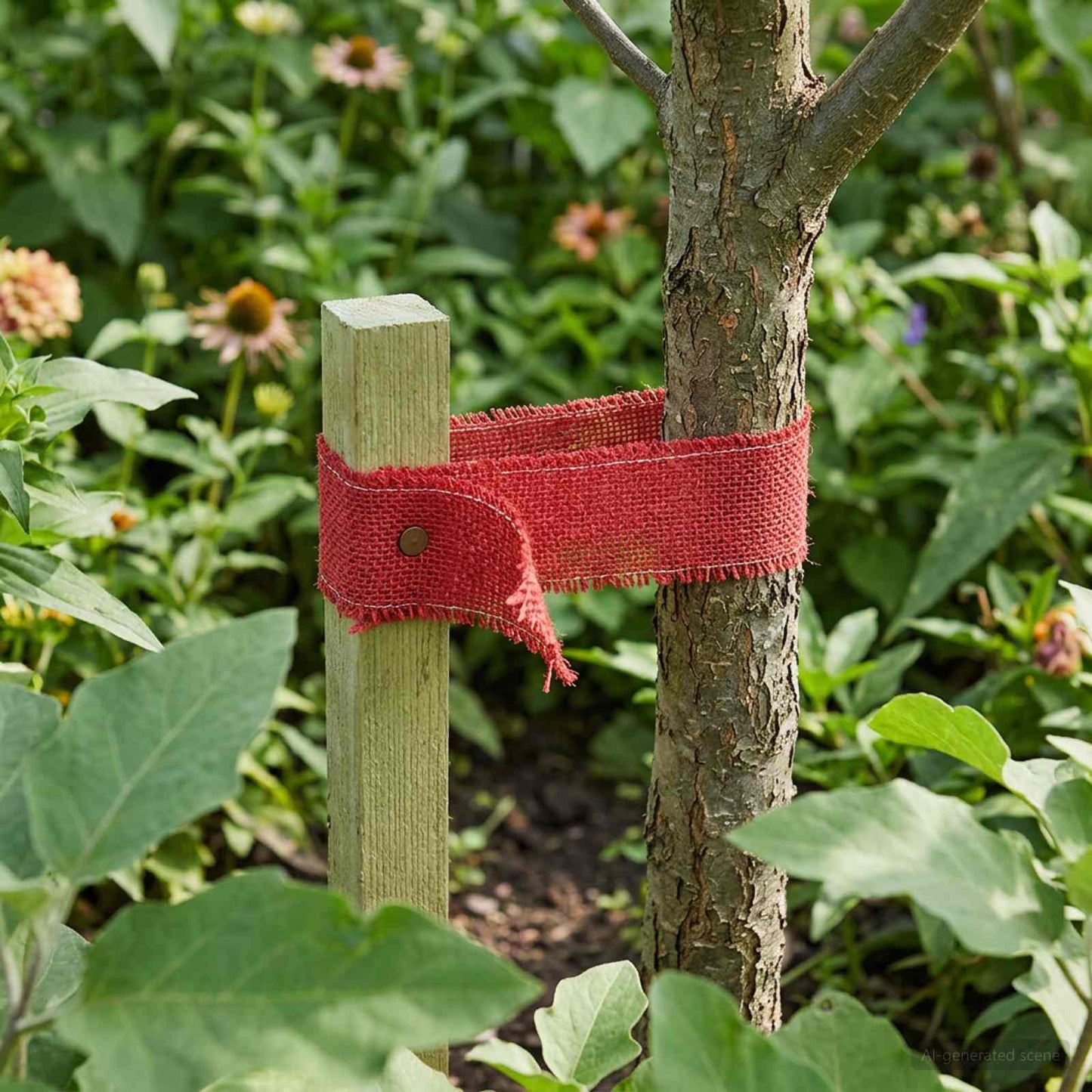 Jute Roll 10 x 2500 cm Red