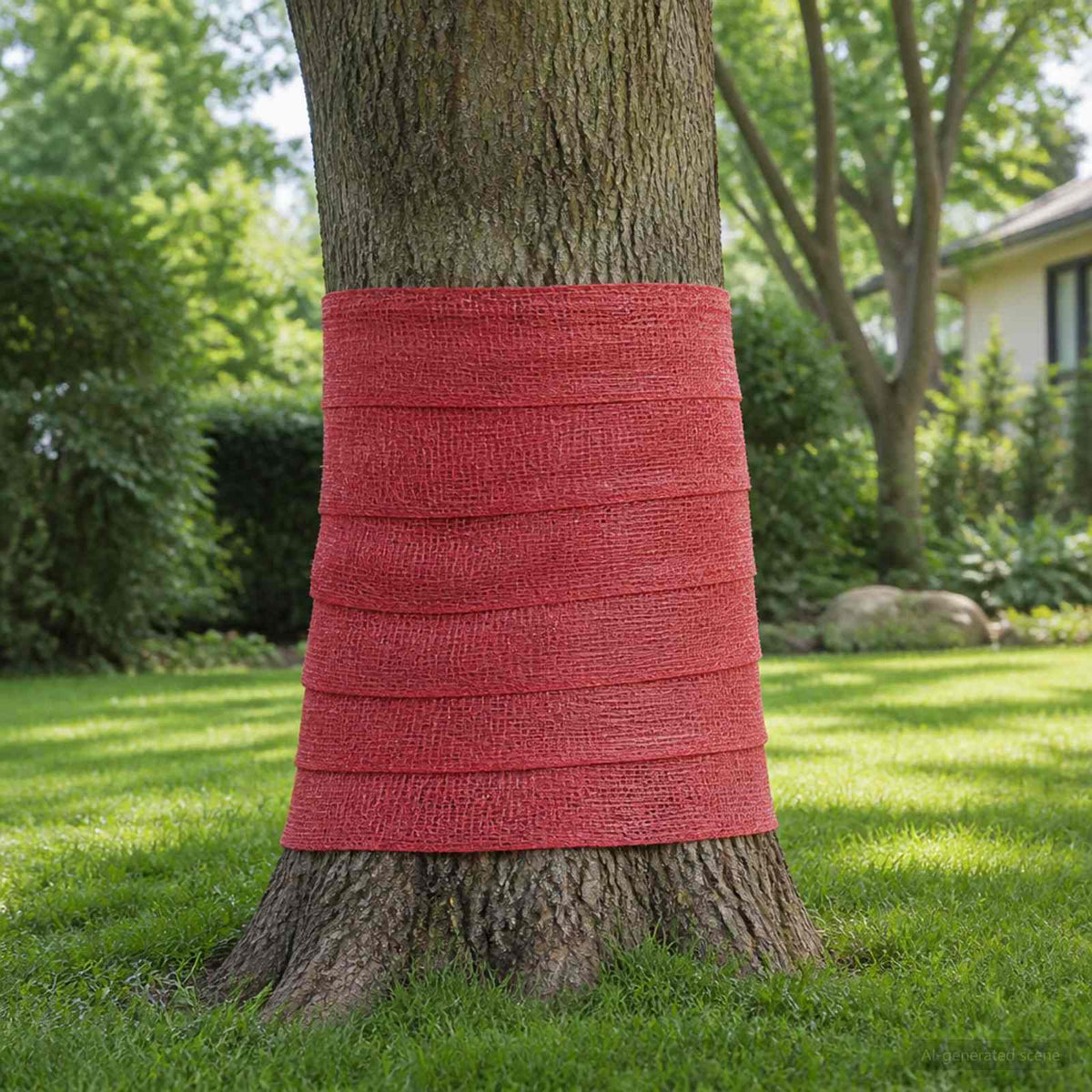 Jute Roll 160 x 10000 cm Red