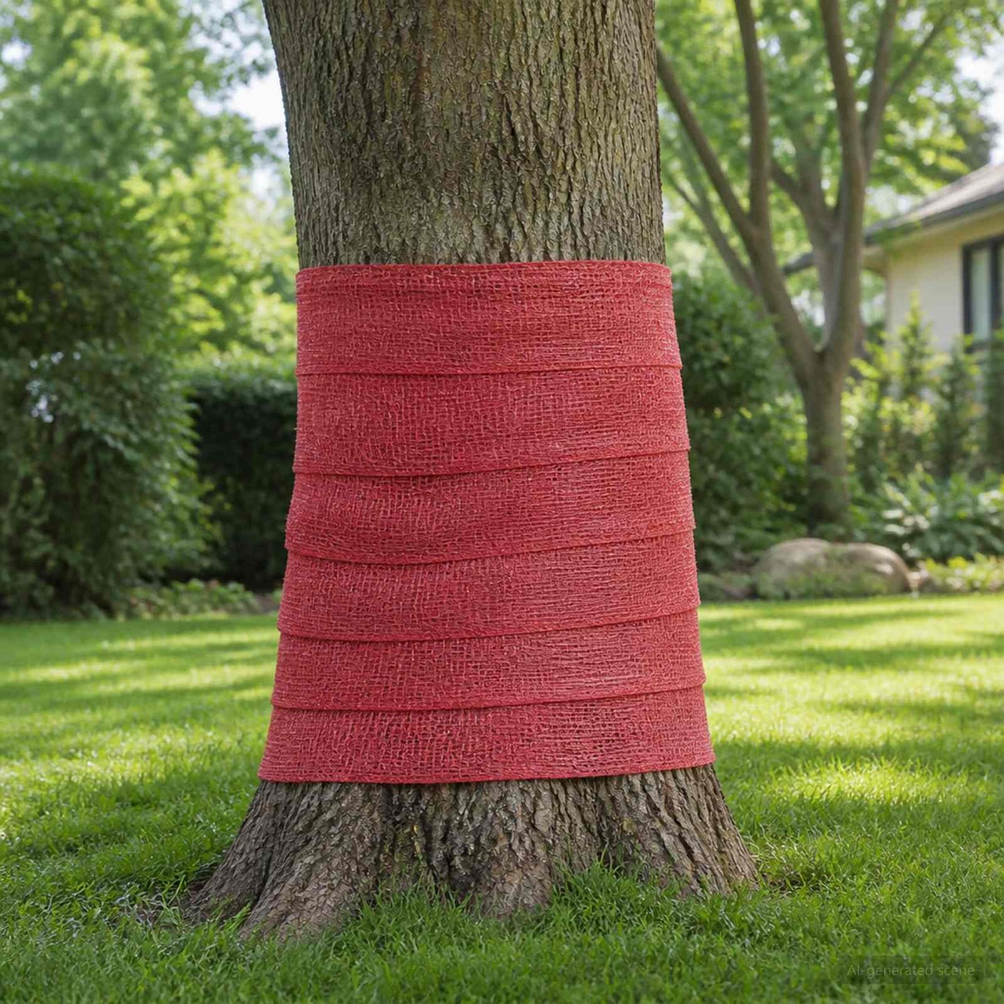 Jute Roll 100 x 5000 cm Red