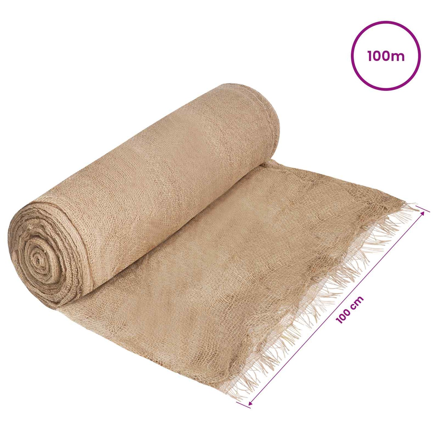 Jute Roll Natural 200 x 10000 cm