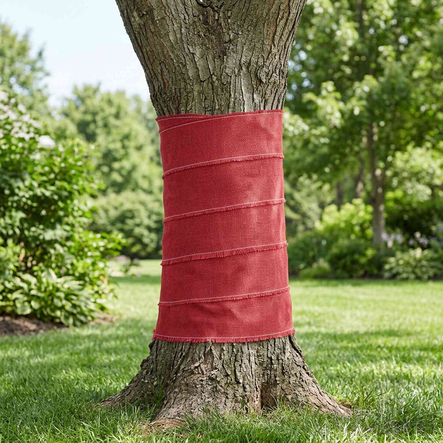 Jute Roll 100 x 500 cm Red