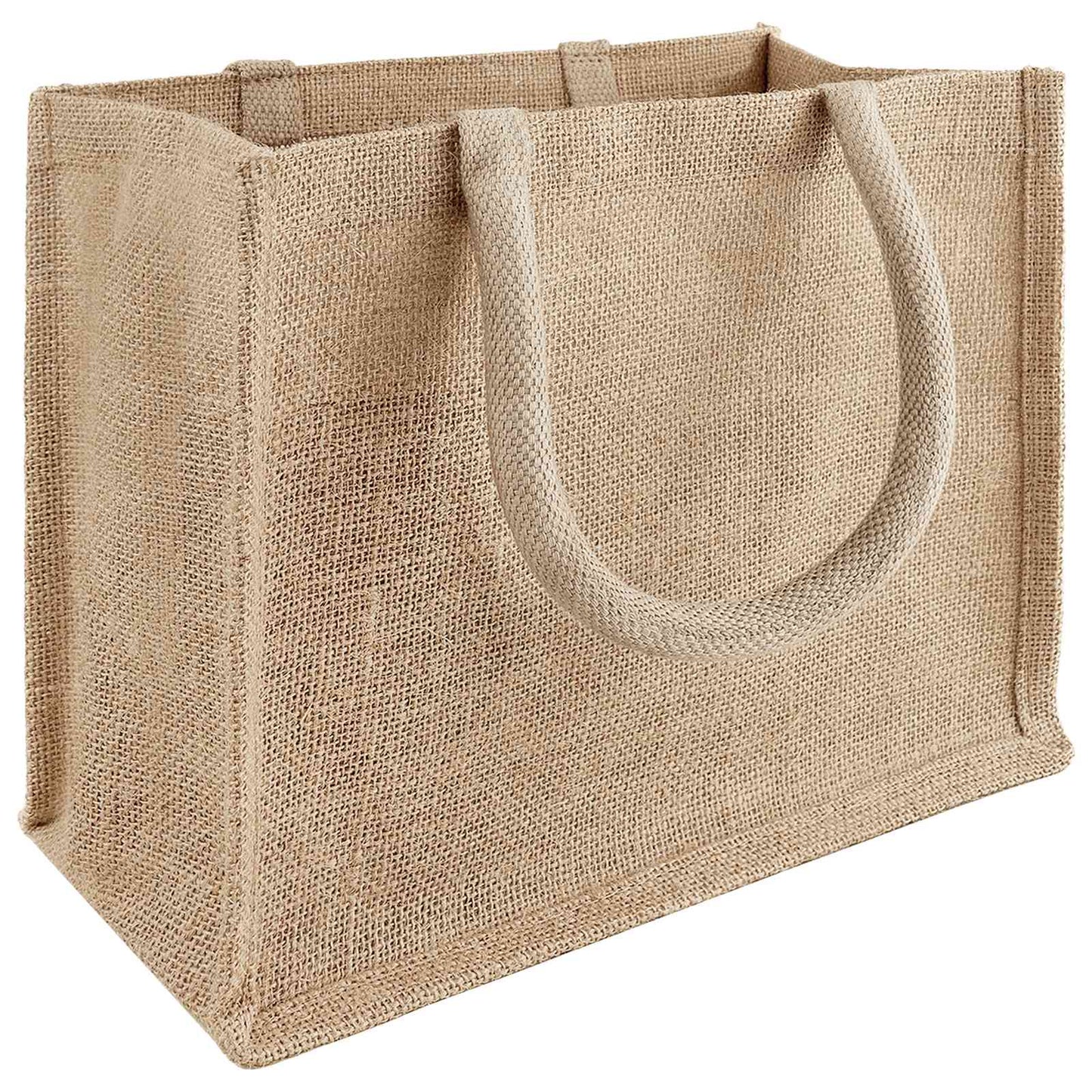Jute Handbags 50 pcs Natural 26 x 22 x 14 cm 100% Tossa Jute