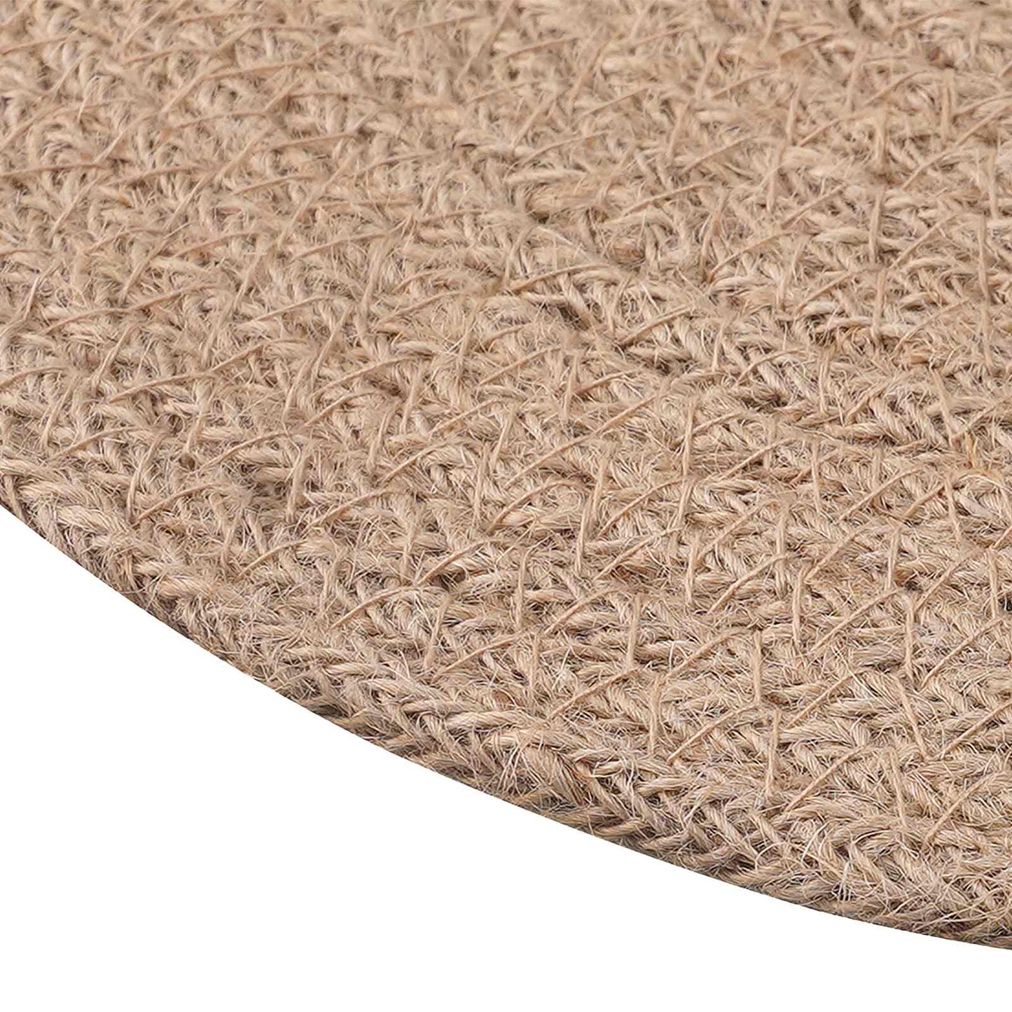 Jute Placemets 6 pcs Natural Ø 30 cm 100% Tossa Jute