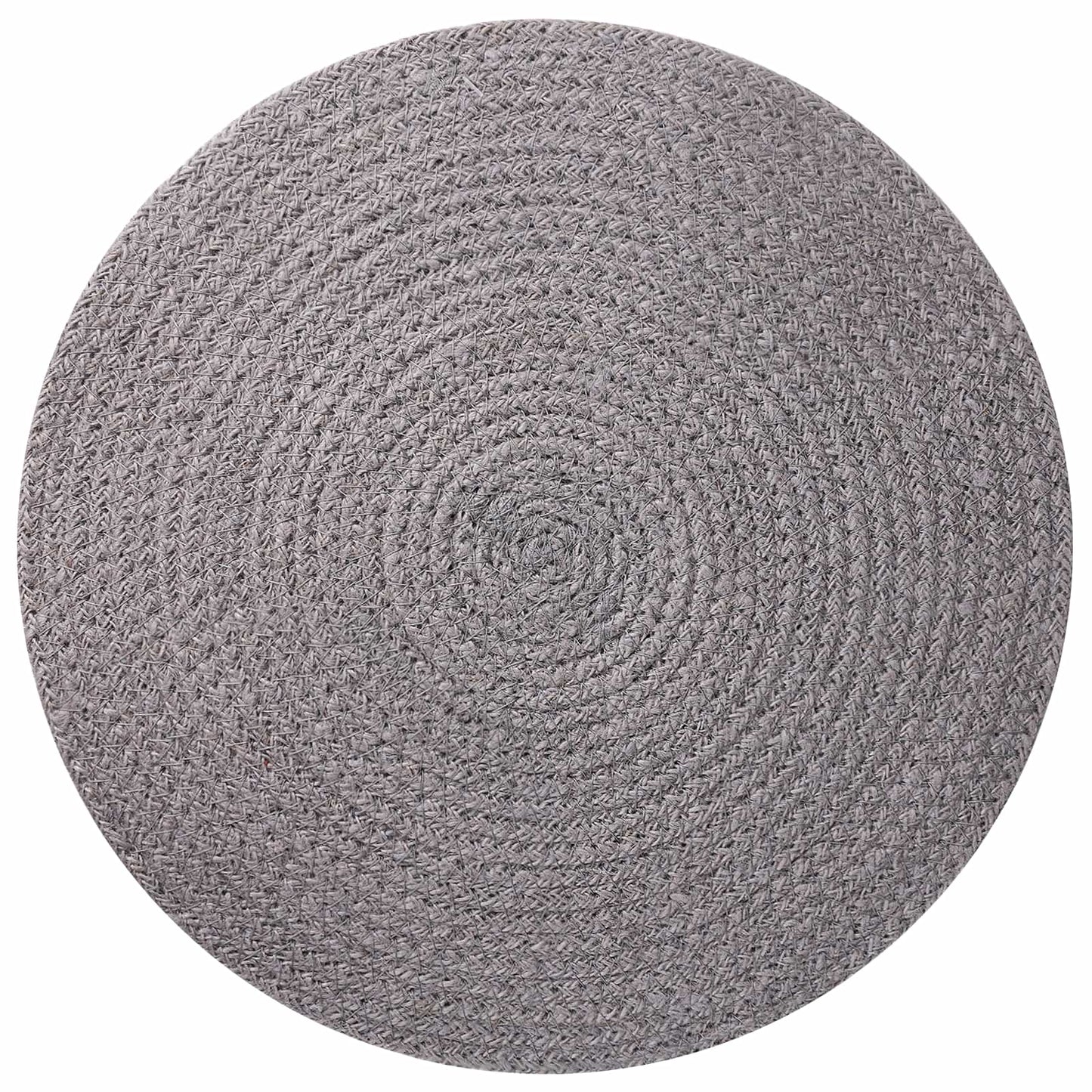 Jute Placemets 4 pcs Grey 100% Tossa Jute