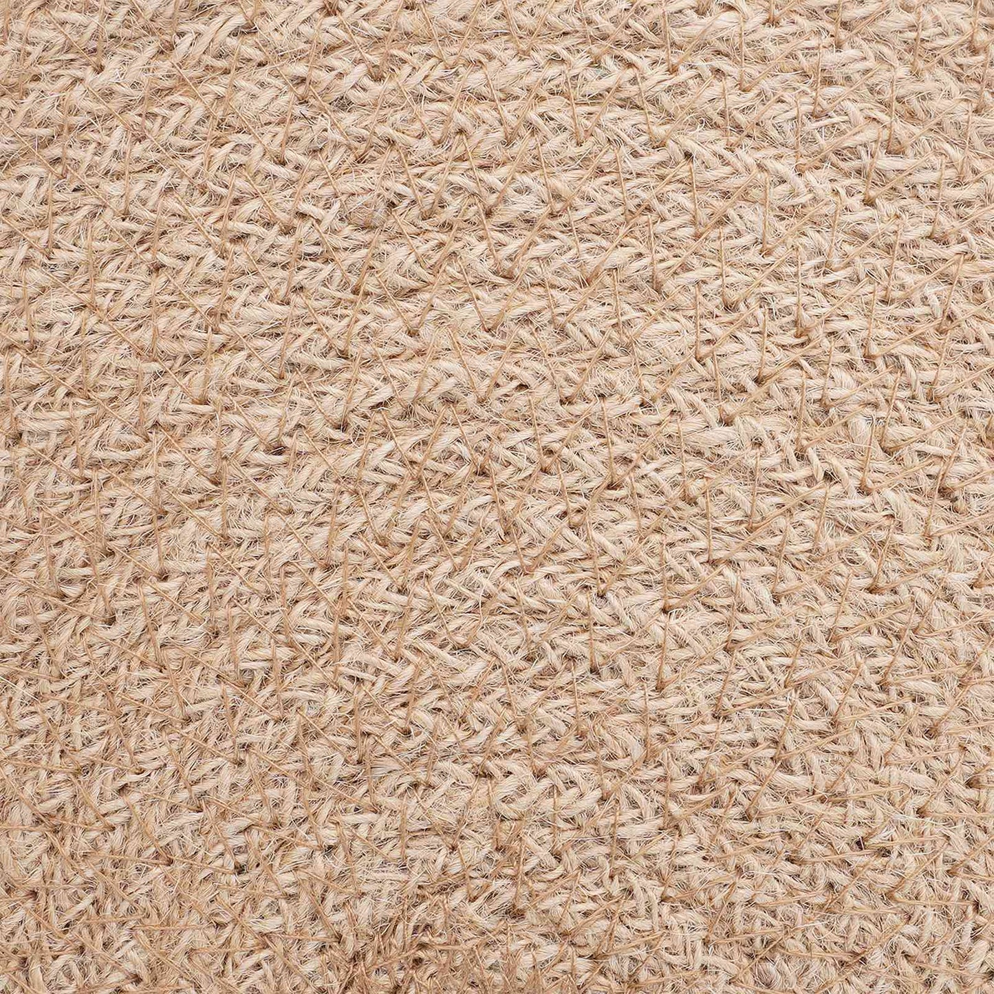 Jute Placemets 6 pcs Natural and Black 100% Tossa Jute