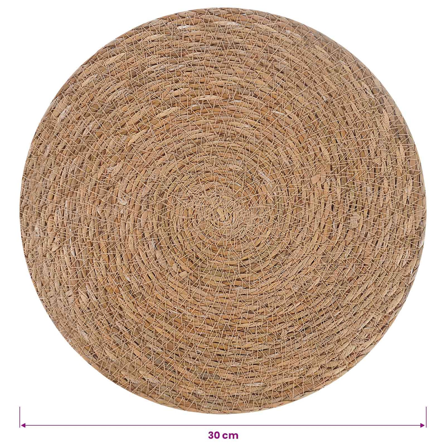 Seagrass Placemets 12 pcs Natural 100% Seagrass