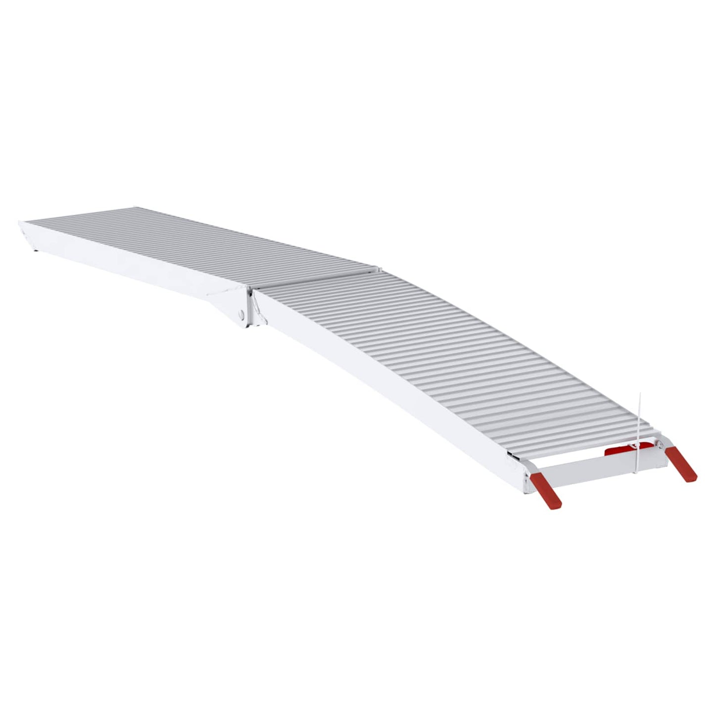 Motorcycle Ramp 680 kg 2 pcs Silver 205 x 28 x 5 cm Aluminium