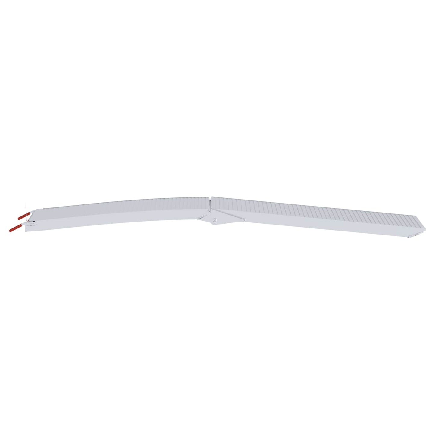 Motorcycle Ramp 680 kg 2 pcs Silver 205 x 28 x 5 cm Aluminium