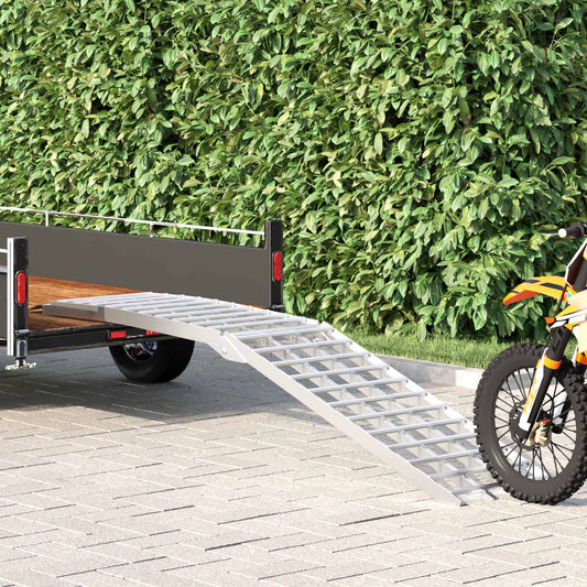 Motorcycle Ramp 680 kg Silver 680 kg Aluminium