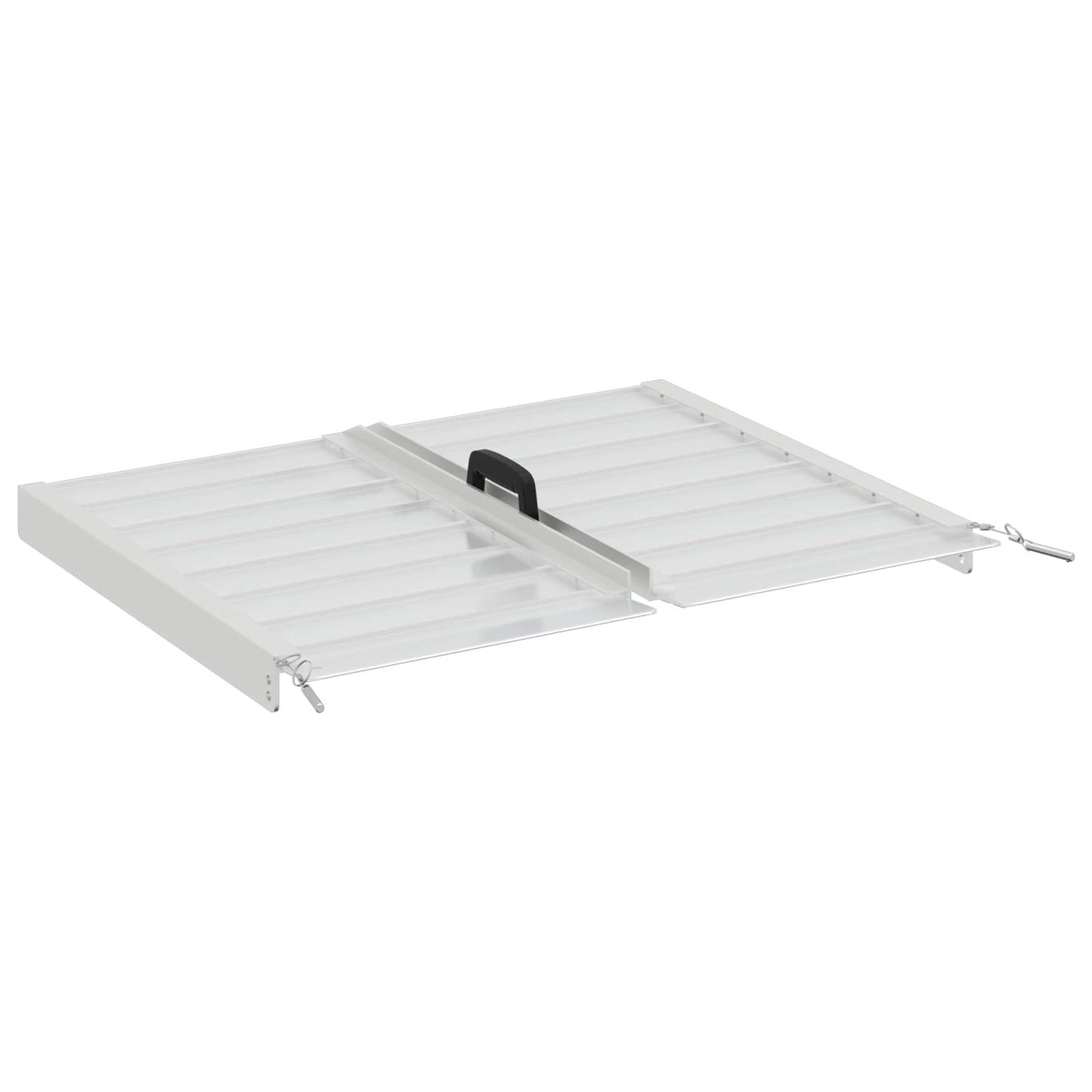 Ramp for Wheelchair 270 kg Silver 62 x 73 x 5 cm Aluminium