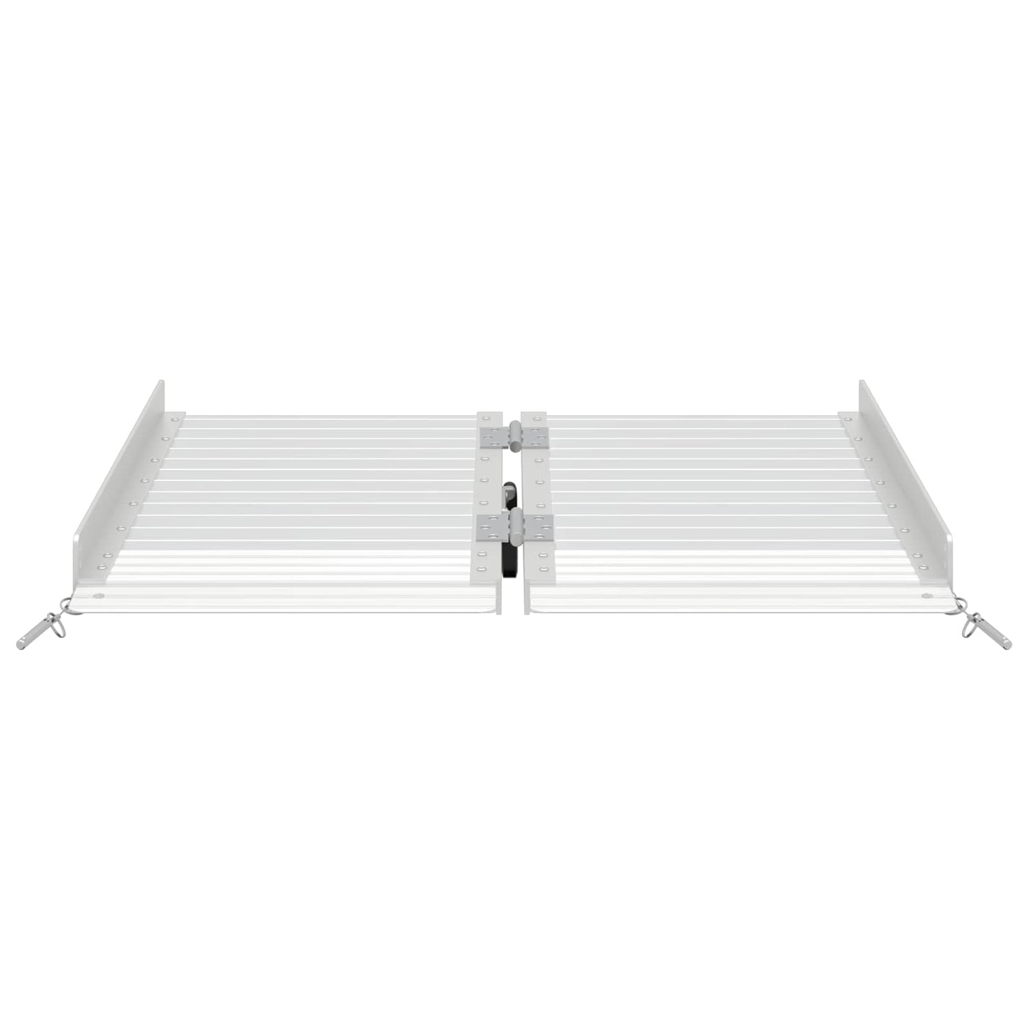 Ramp for Wheelchair 270 kg Silver 62 x 73 x 5 cm Aluminium