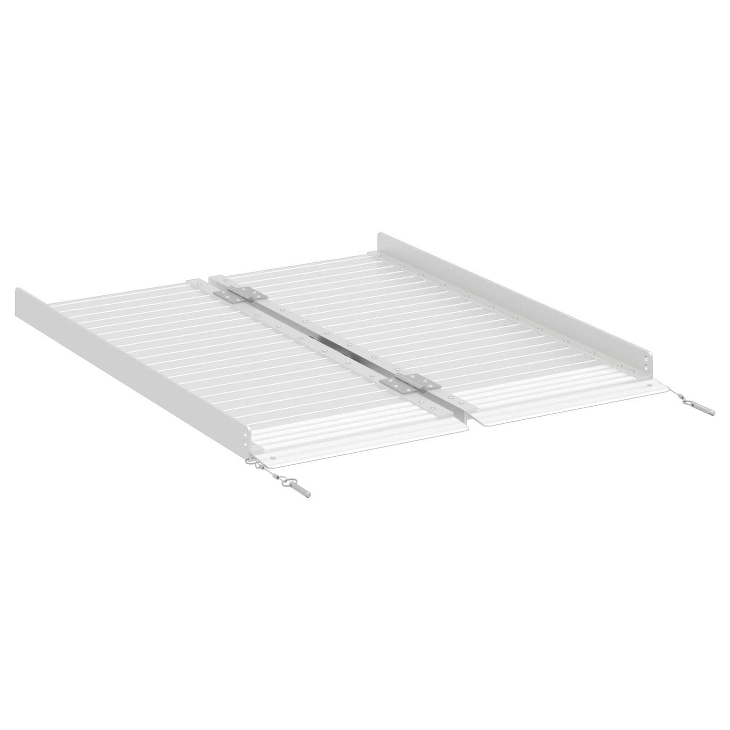 Ramp for Wheelchair 270 kg Silver 270 kg Aluminium