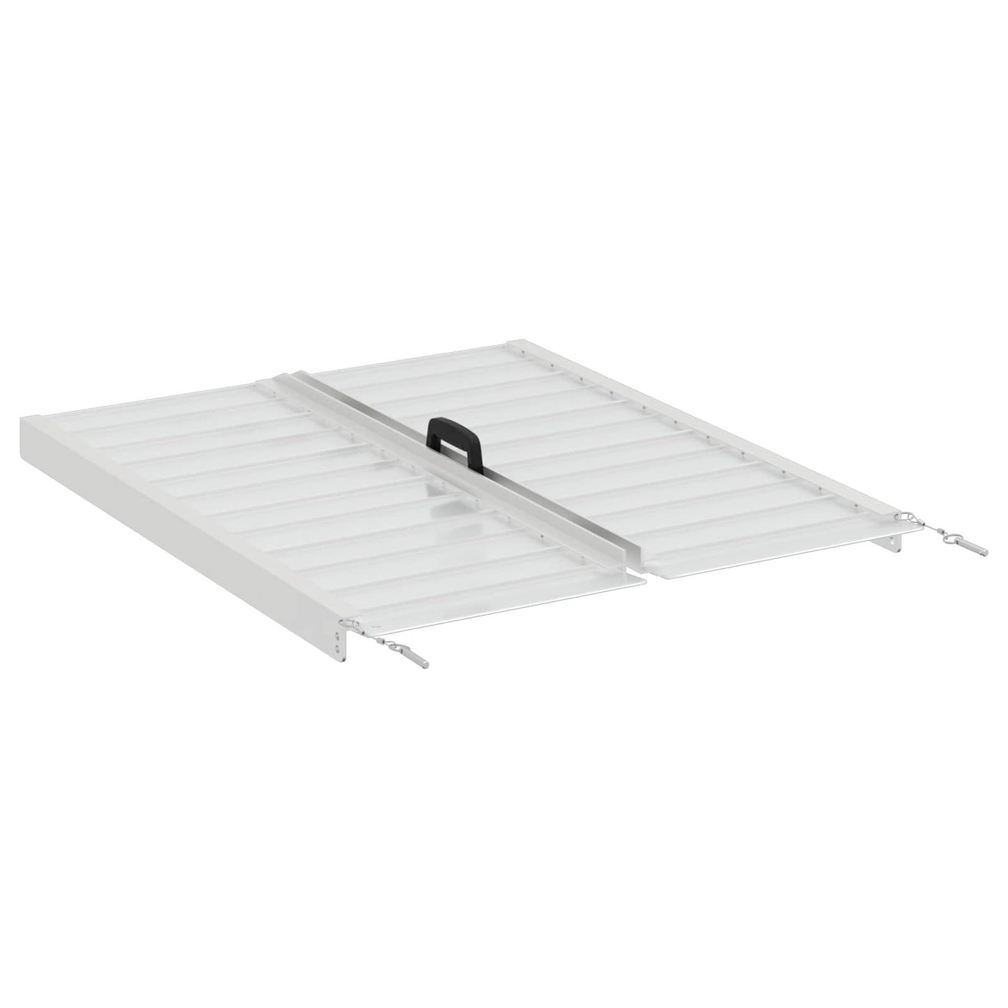 Ramp for Wheelchair 270 kg Silver 270 kg Aluminium