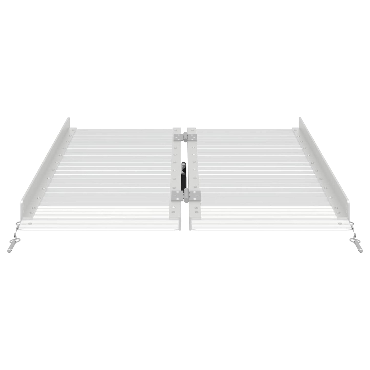 Ramp for Wheelchair 270 kg Silver 270 kg Aluminium
