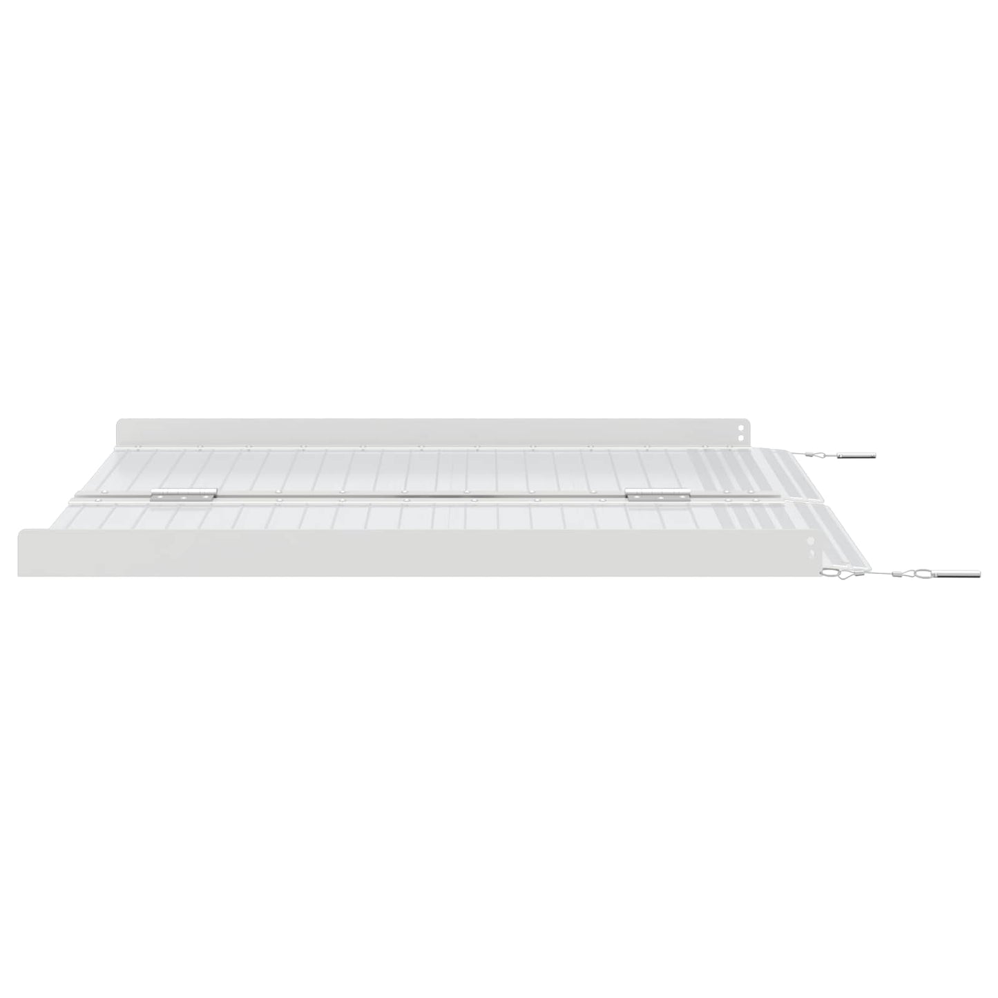 Ramp for Wheelchair 270 kg Silver 270 kg Aluminium