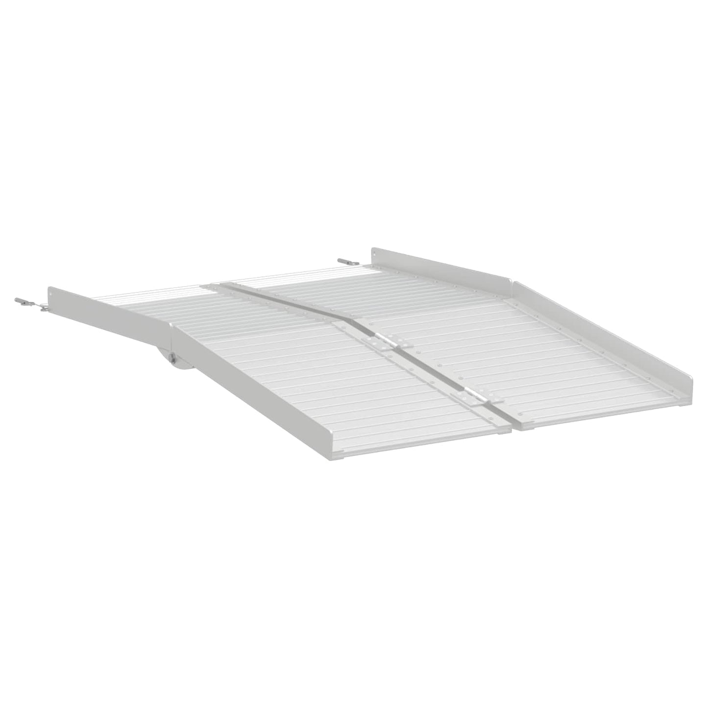 Ramp for Wheelchair 270 kg Silver 270 kg Aluminium