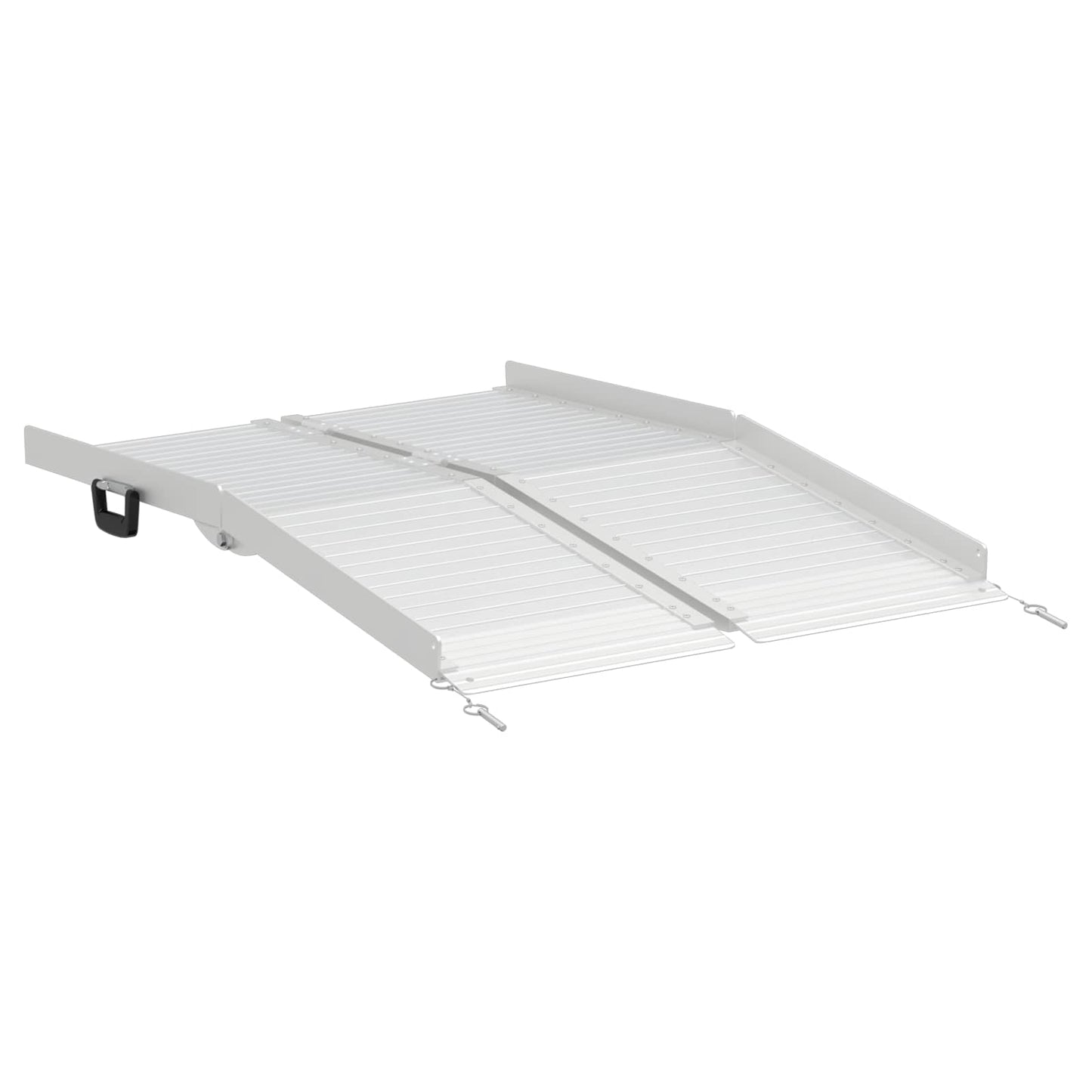 Ramp for Wheelchair 270 kg Silver 270 kg Aluminium