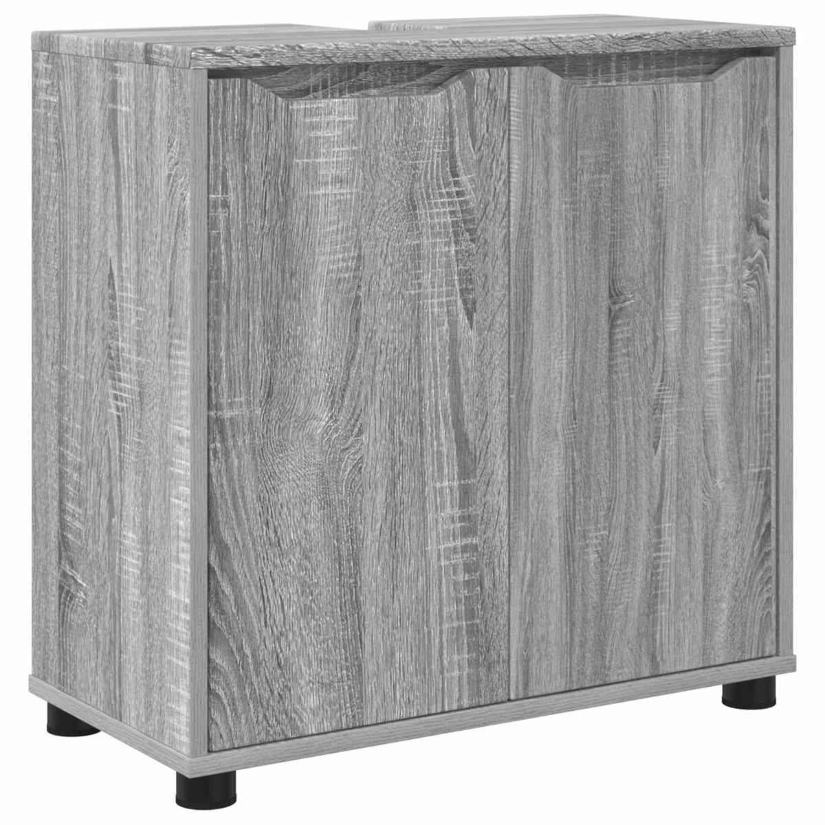 Bathroom Basin Cabinet Grey Sonoma 60 x 30 x 60 cm