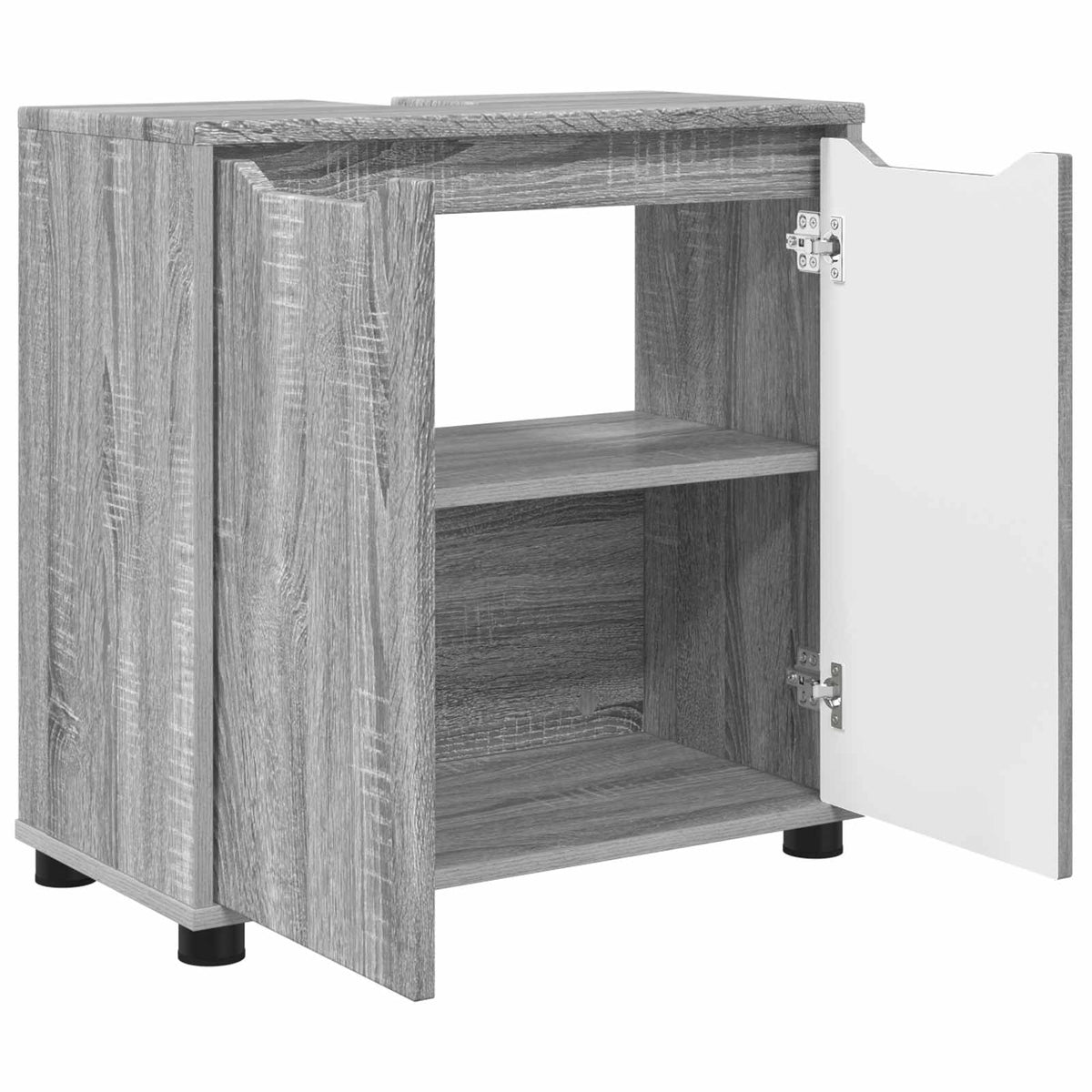 Bathroom Basin Cabinet Grey Sonoma 60 x 30 x 60 cm
