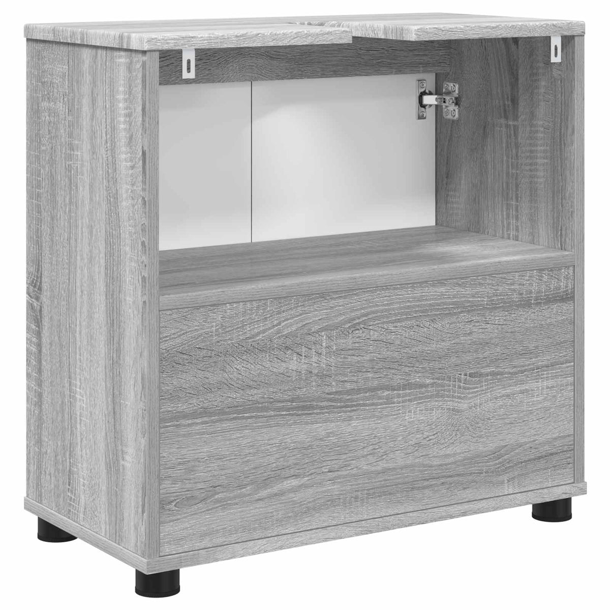 Bathroom Basin Cabinet Grey Sonoma 60 x 30 x 60 cm