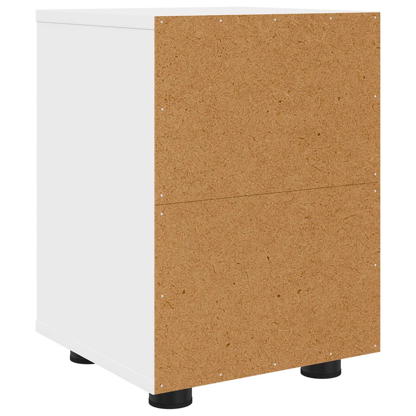 Bedside Table White 30.5 x 30 x 43 cm Engineered Wood